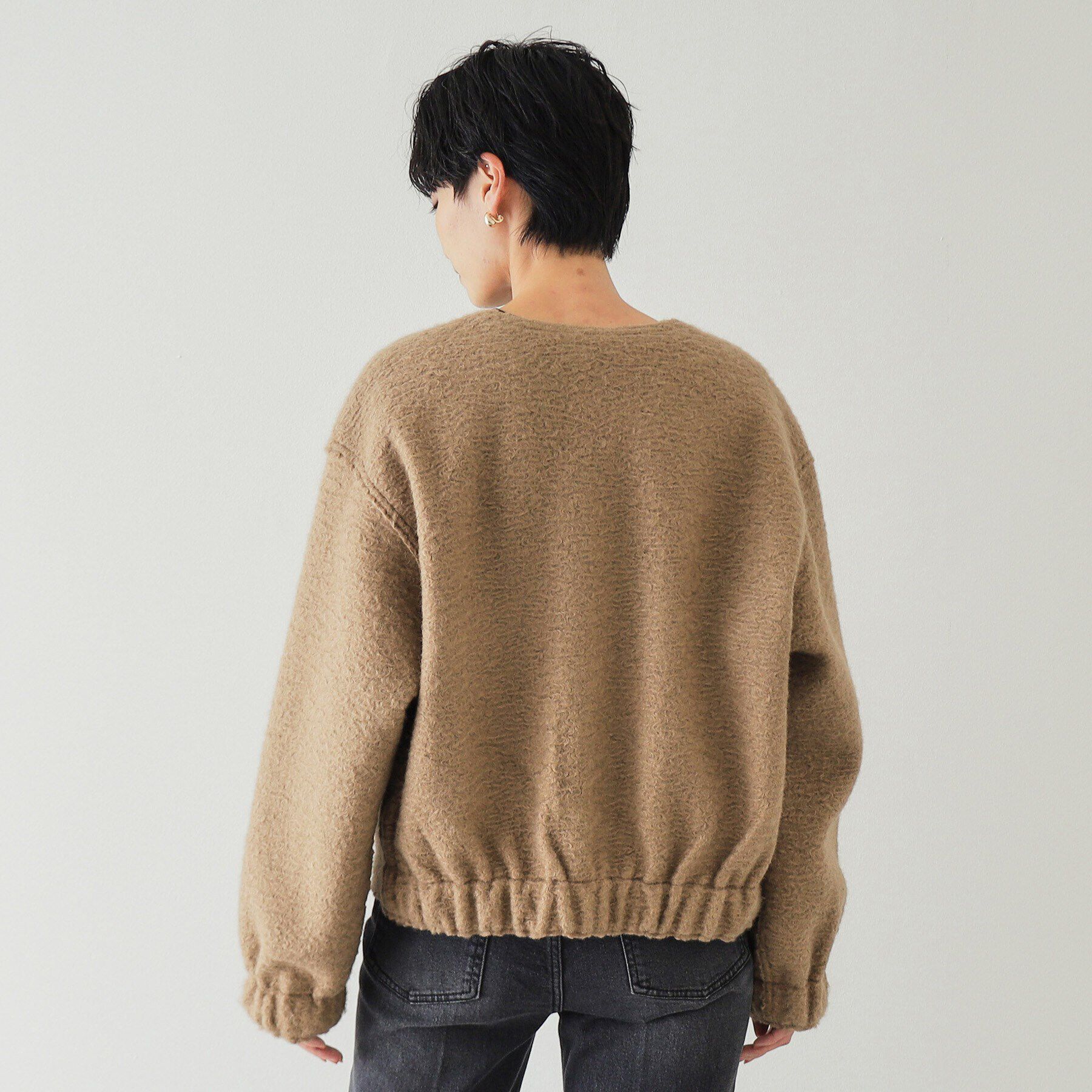 OPAQUE.CLIP「ダブルポケットボアブルゾン【洗濯機洗い可】」|ブルゾン・スタジャン|