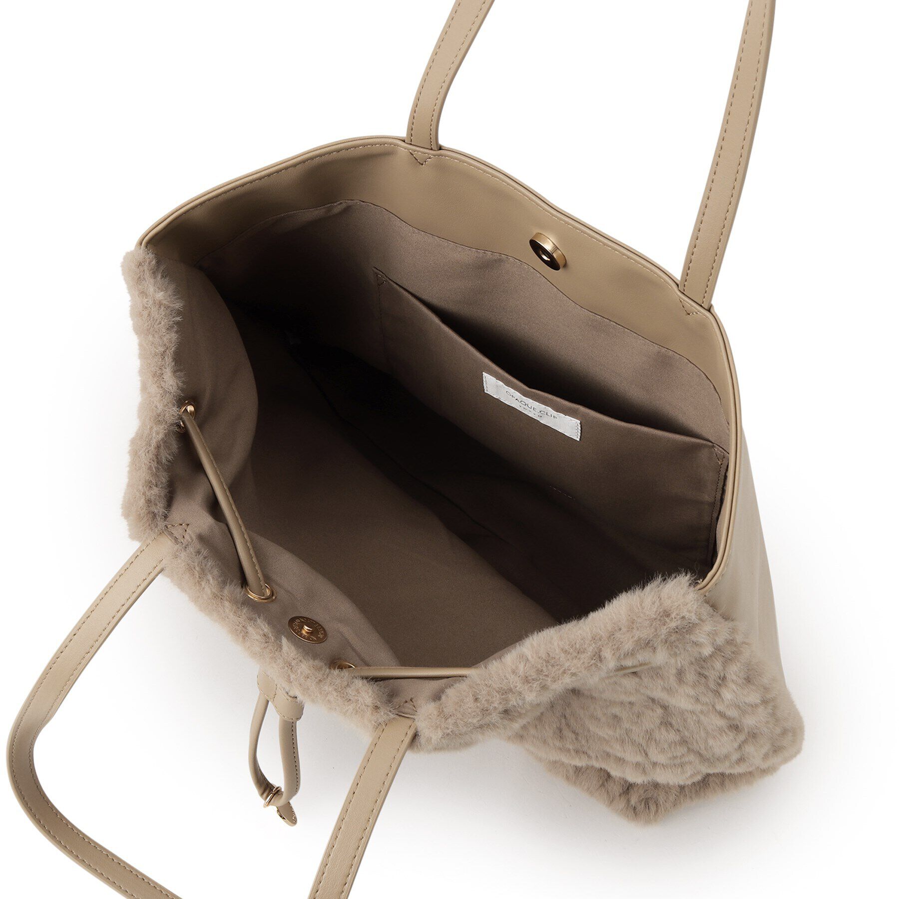 OPAQUE.CLIP「【2WAY／A4サイズ対応】フロントドロストコンビトートバッグ」|トートバッグ|