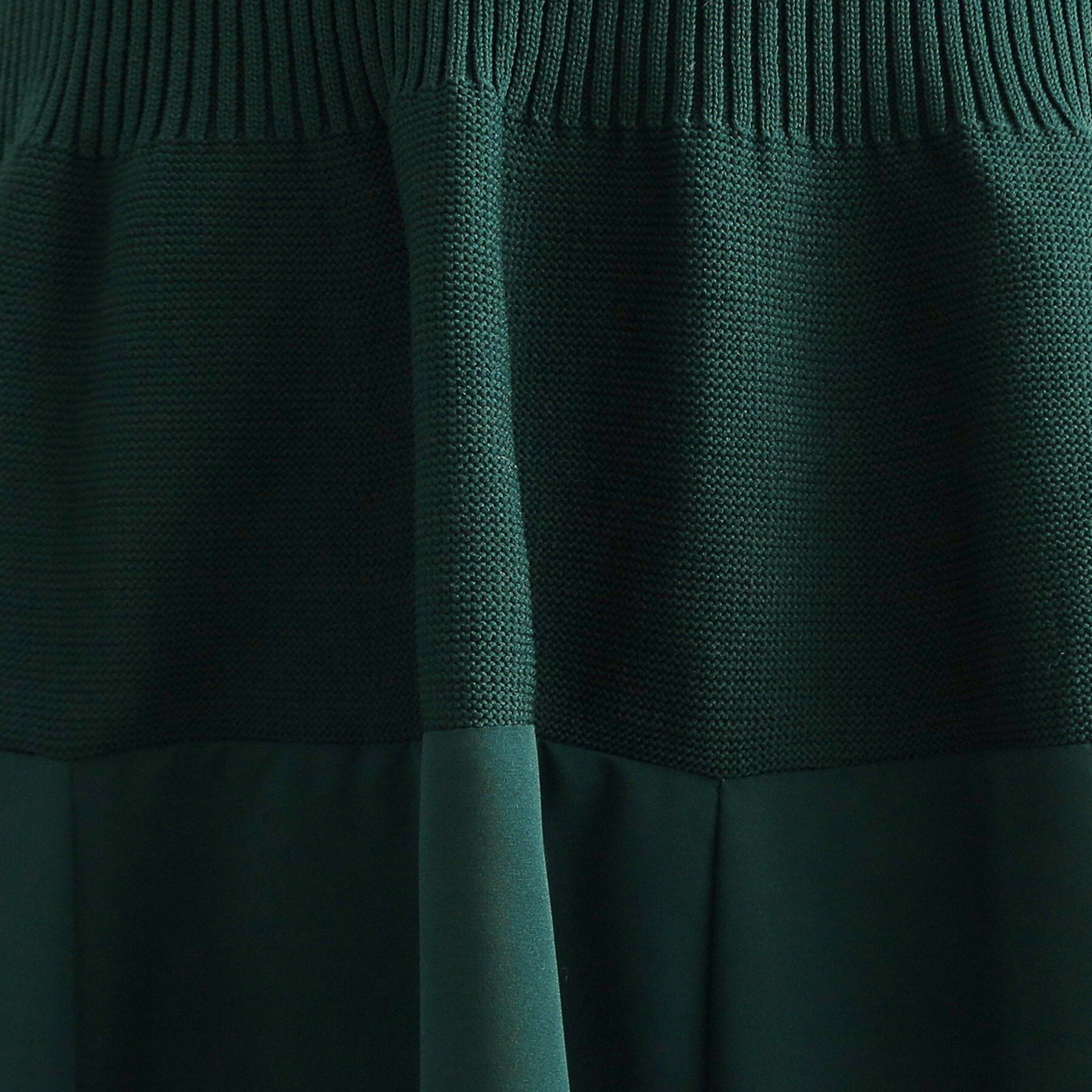 OPAQUE.CLIP「シームレスニット&times;フハクドッキングワンピース【洗濯機洗い可】」|ワンピース|