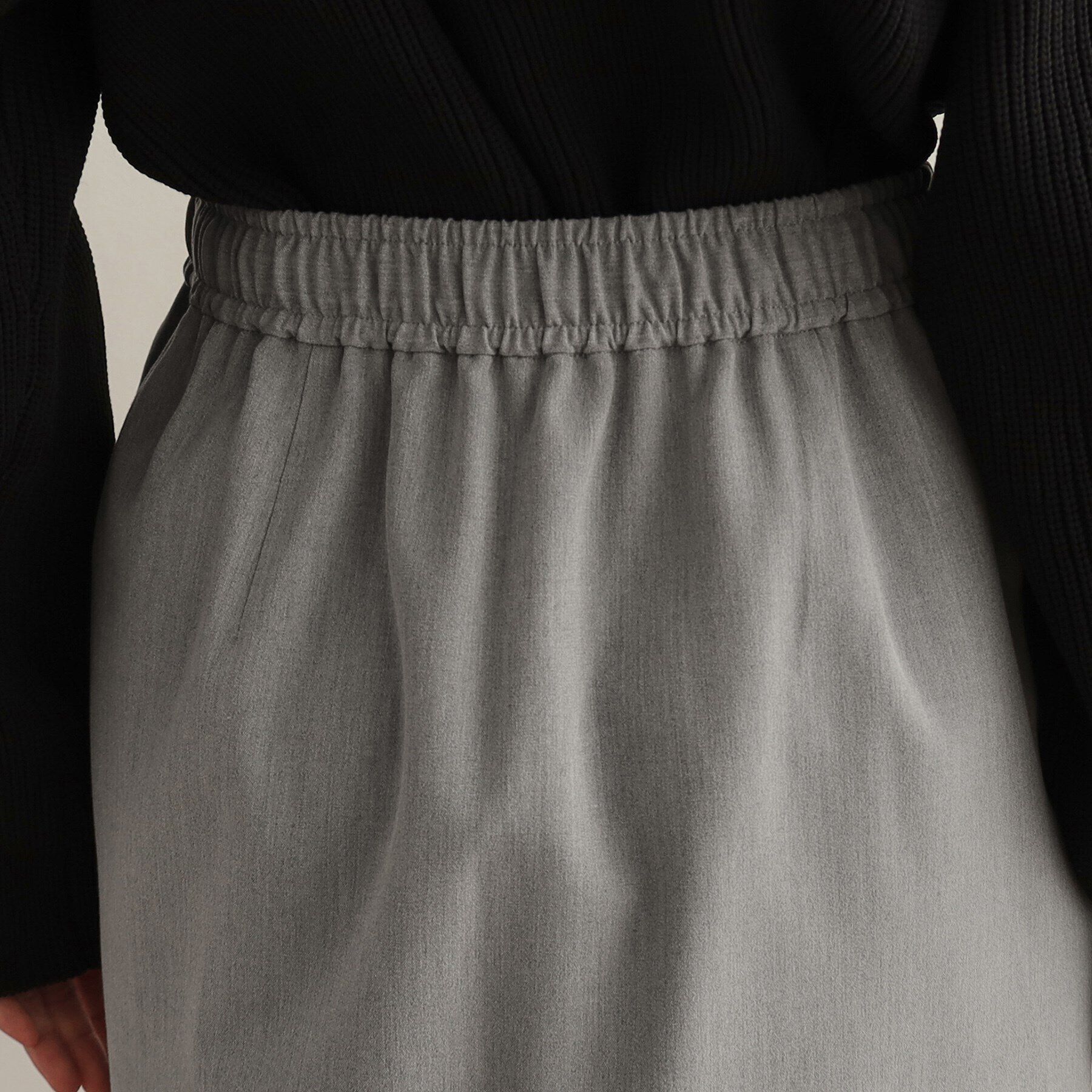 OPAQUE.CLIP「ストレッチイージーナロースカート【洗濯機洗い可】」|スカート|