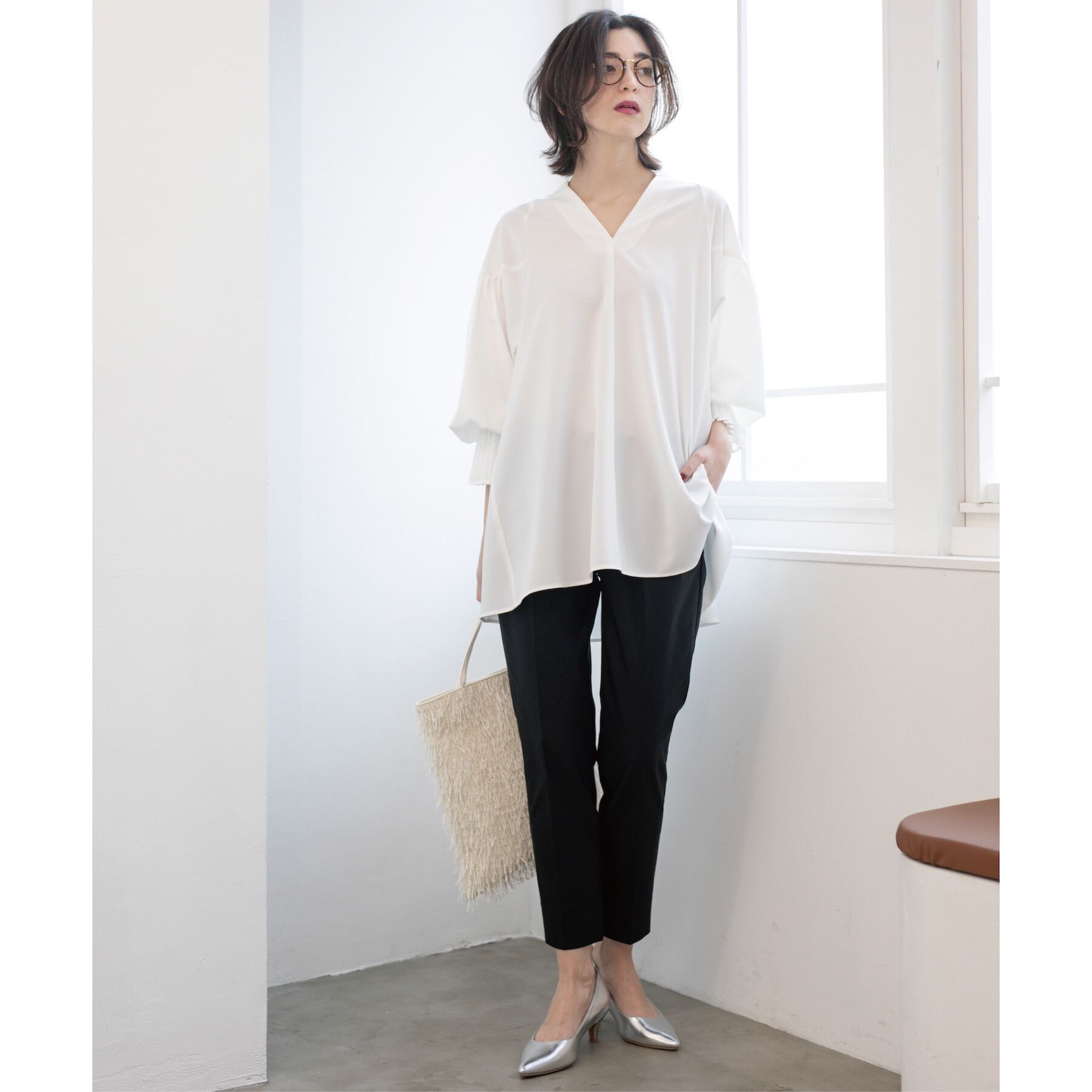 OPAQUE.CLIP「《S-LLsize》ハイストレッチイージースティックパンツ【洗濯機洗い可】」|その他|