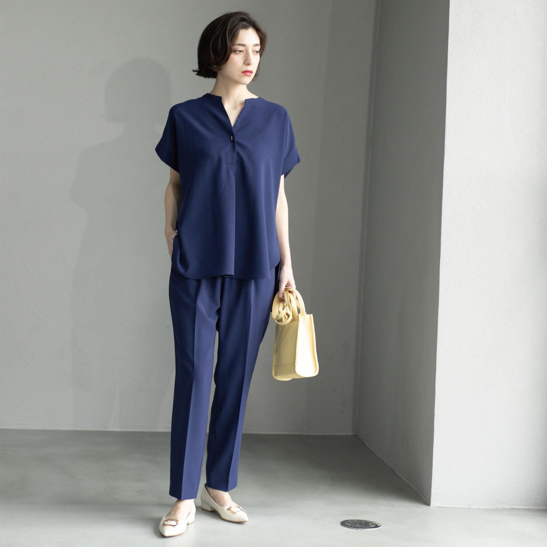 OPAQUE.CLIP「《6色展開/丈が選べる》美脚イージーテーパードパンツ/セットアップ対応【ストレッチ/洗濯機洗い可/防」|その他|