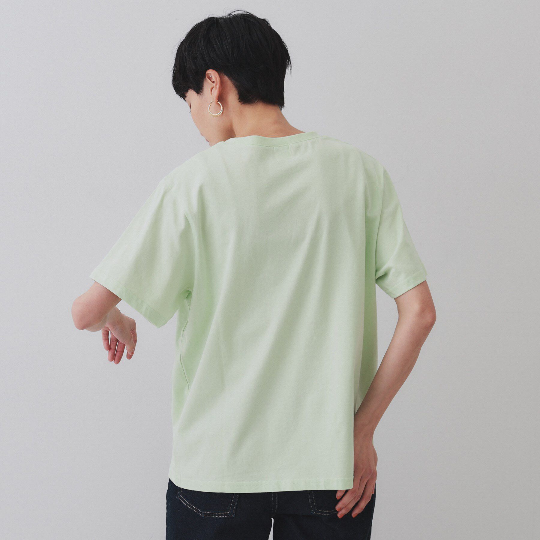 OPAQUE.CLIP「BIGロゴTシャツ【洗濯機洗い可】」|Tシャツ・カットソー|