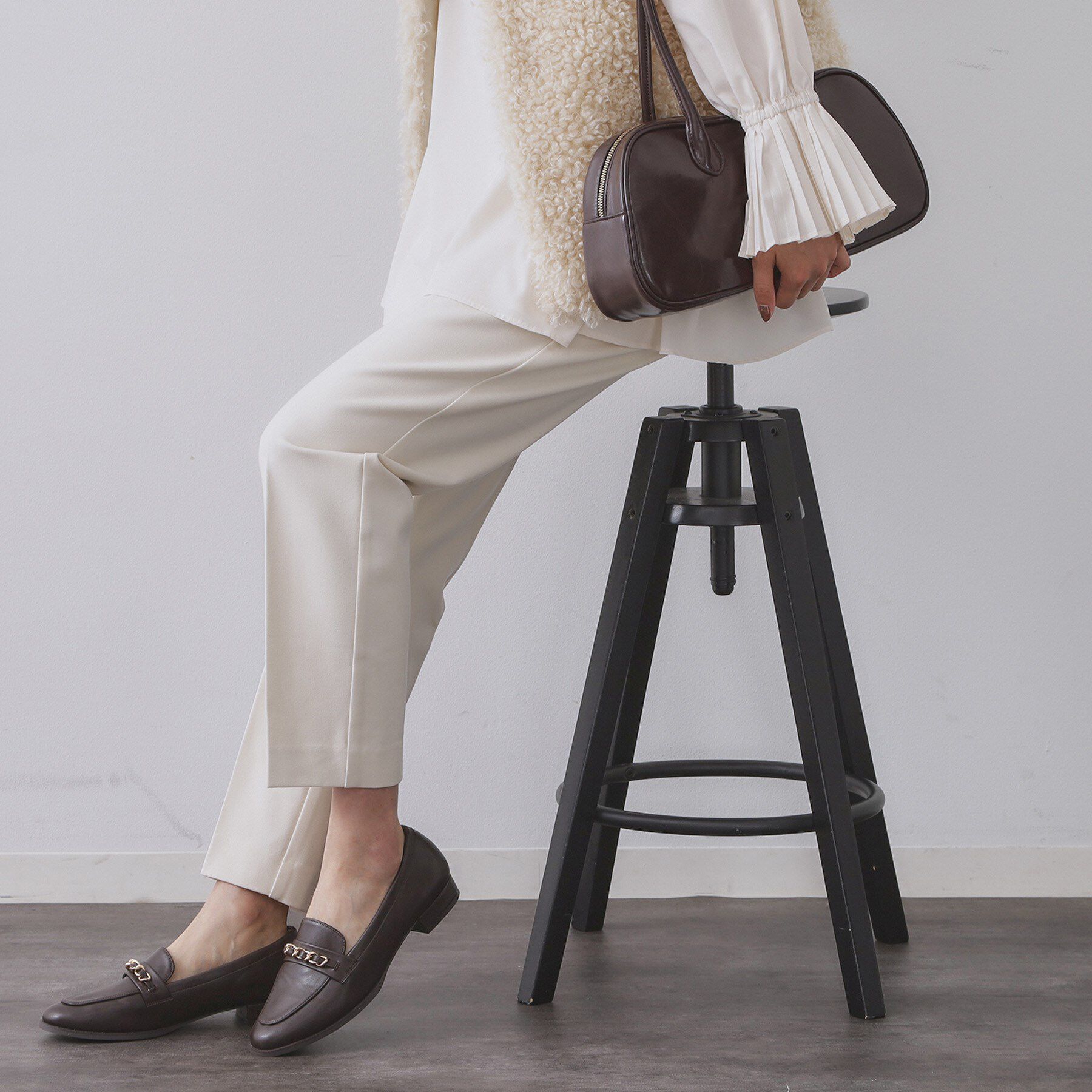 OPAQUE.CLIP「ウォームタッチ テーパードパンツ【洗濯機洗OK/ストレッチ】≪SS～LL≫」|その他|