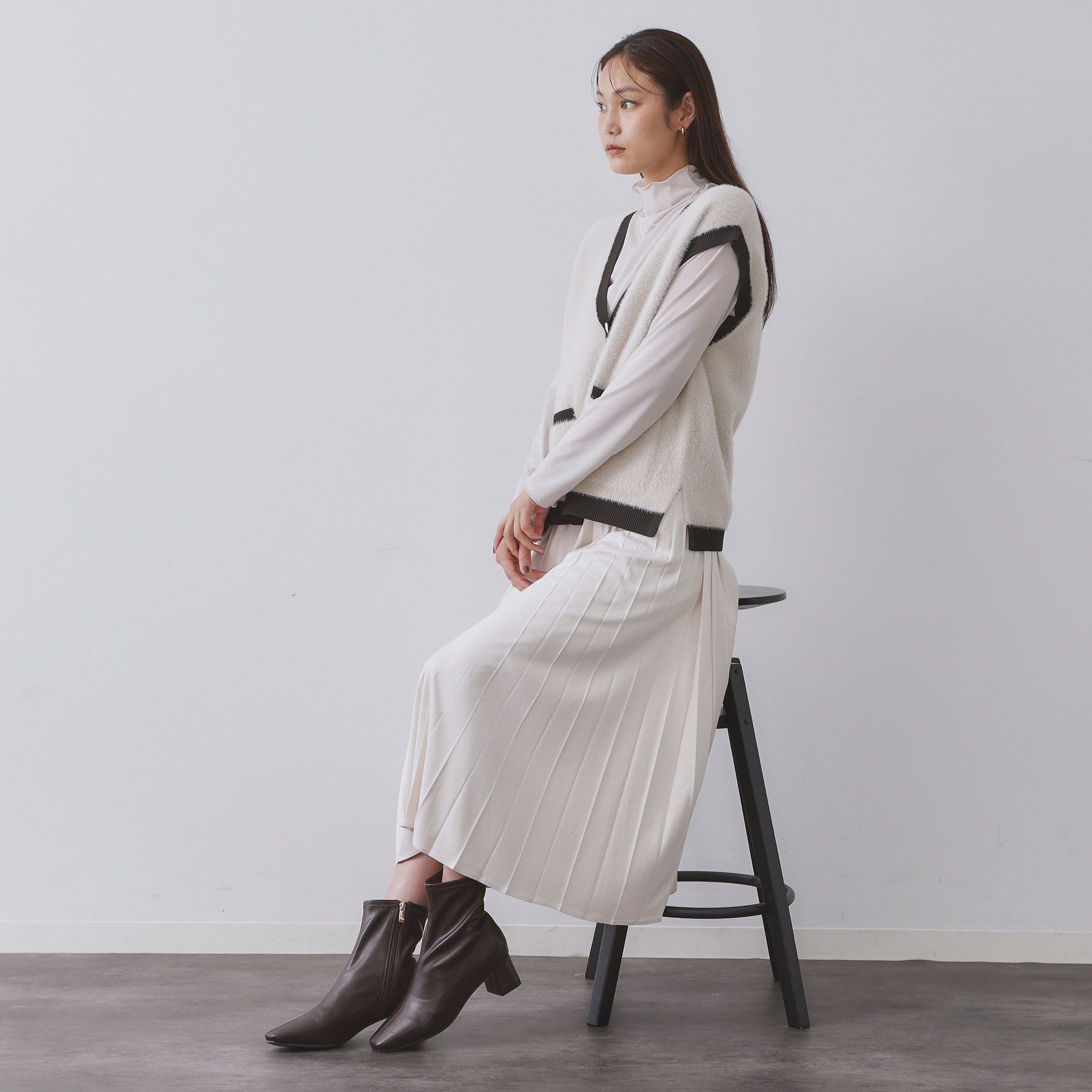 OPAQUE.CLIP「ベーシックショートブーツ【THEシリーズ/抗菌防臭加工】」|ショートブーツ|