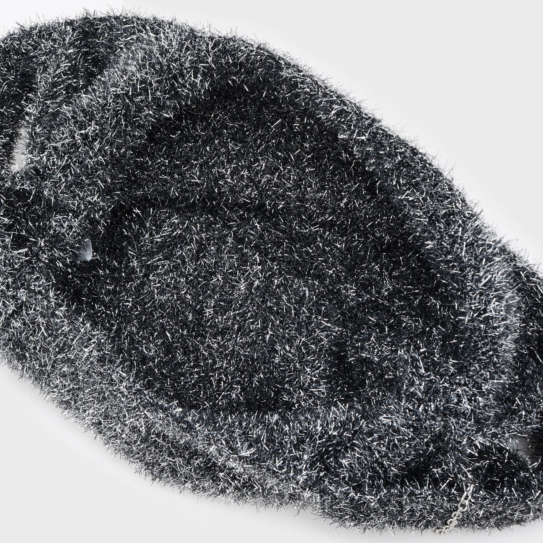 OPAQUE.CLIP「メタルチャーム付きラメニットバッグ」|トートバッグ|