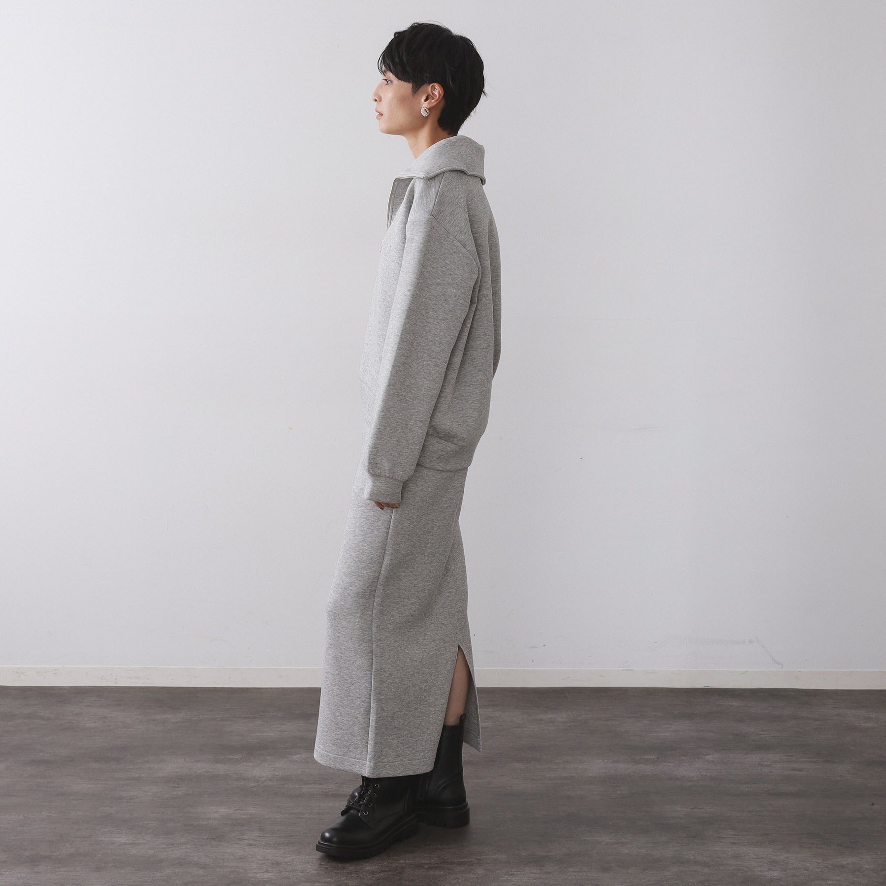 OPAQUE.CLIP「ハーフジップトップス/セットアップ対応可【洗濯機OK】」|Tシャツ・カットソー|