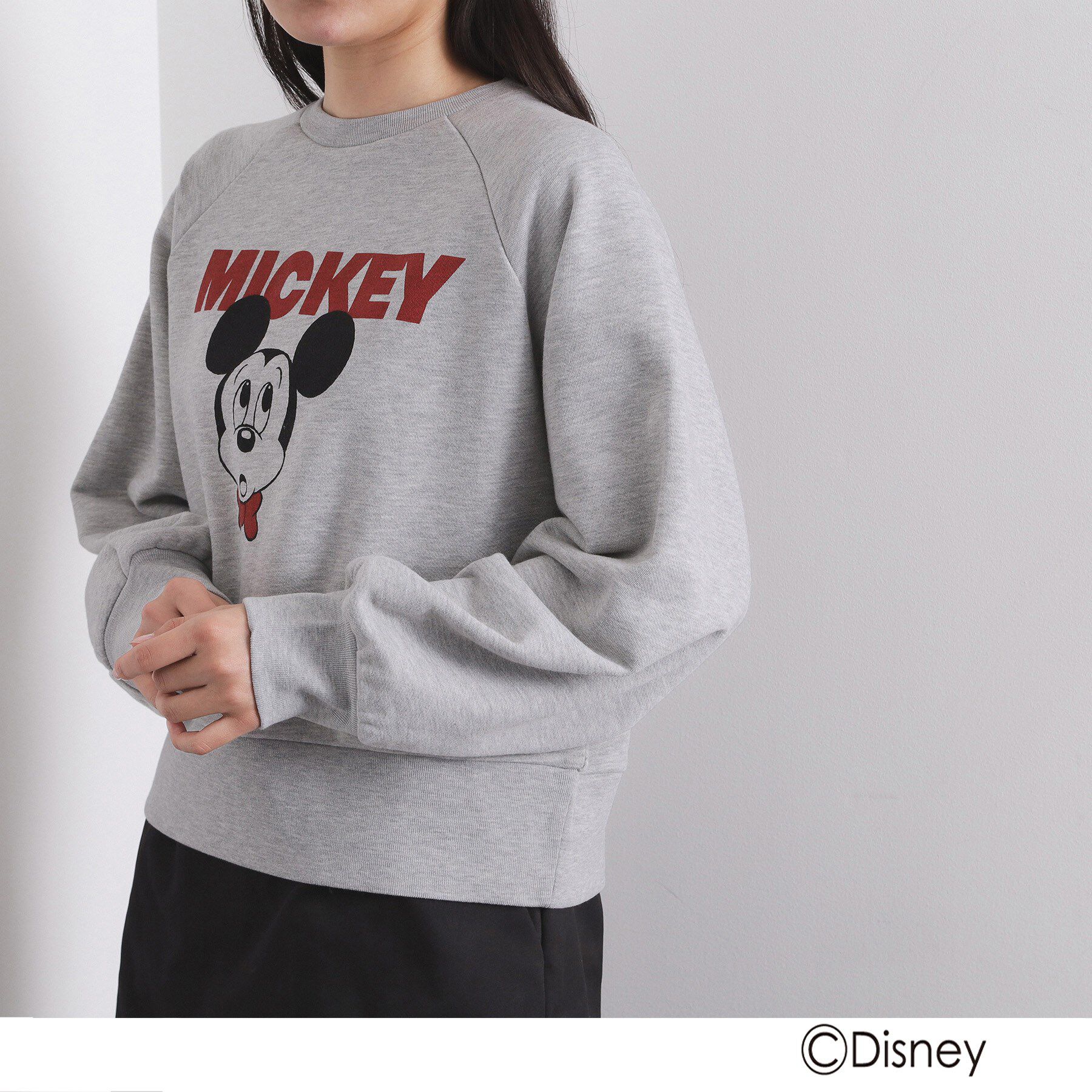 OPAQUE.CLIP「《Mickey Mouse》プリントアソートスウェット【洗濯機OK】」|パーカー|