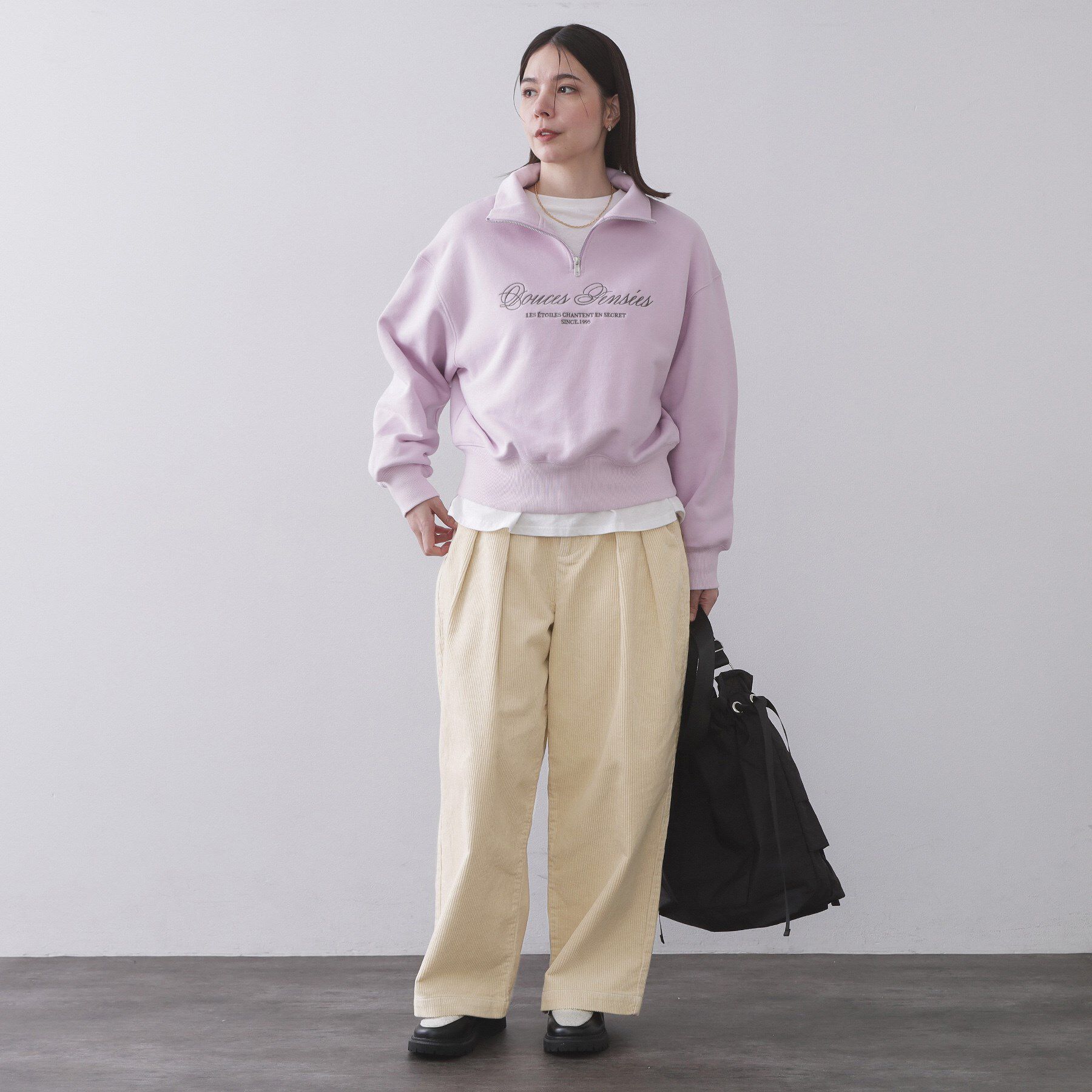 OPAQUE.CLIP「コーデュロイタックワイドパンツ【洗濯機OK】」|その他|