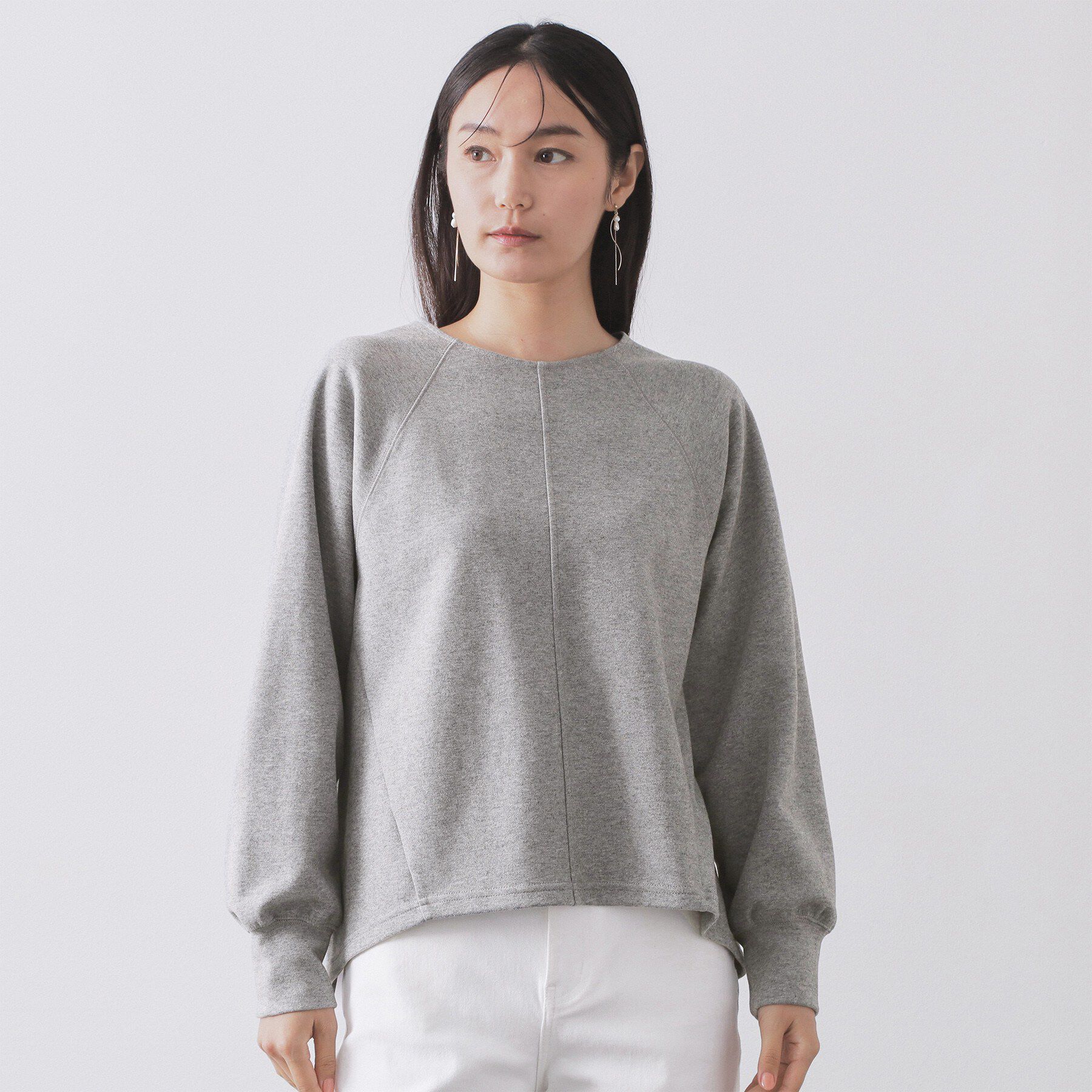 OPAQUE.CLIP「フォルムデザイントップス/セットアップ対応【洗濯機OK】」|Tシャツ・カットソー|