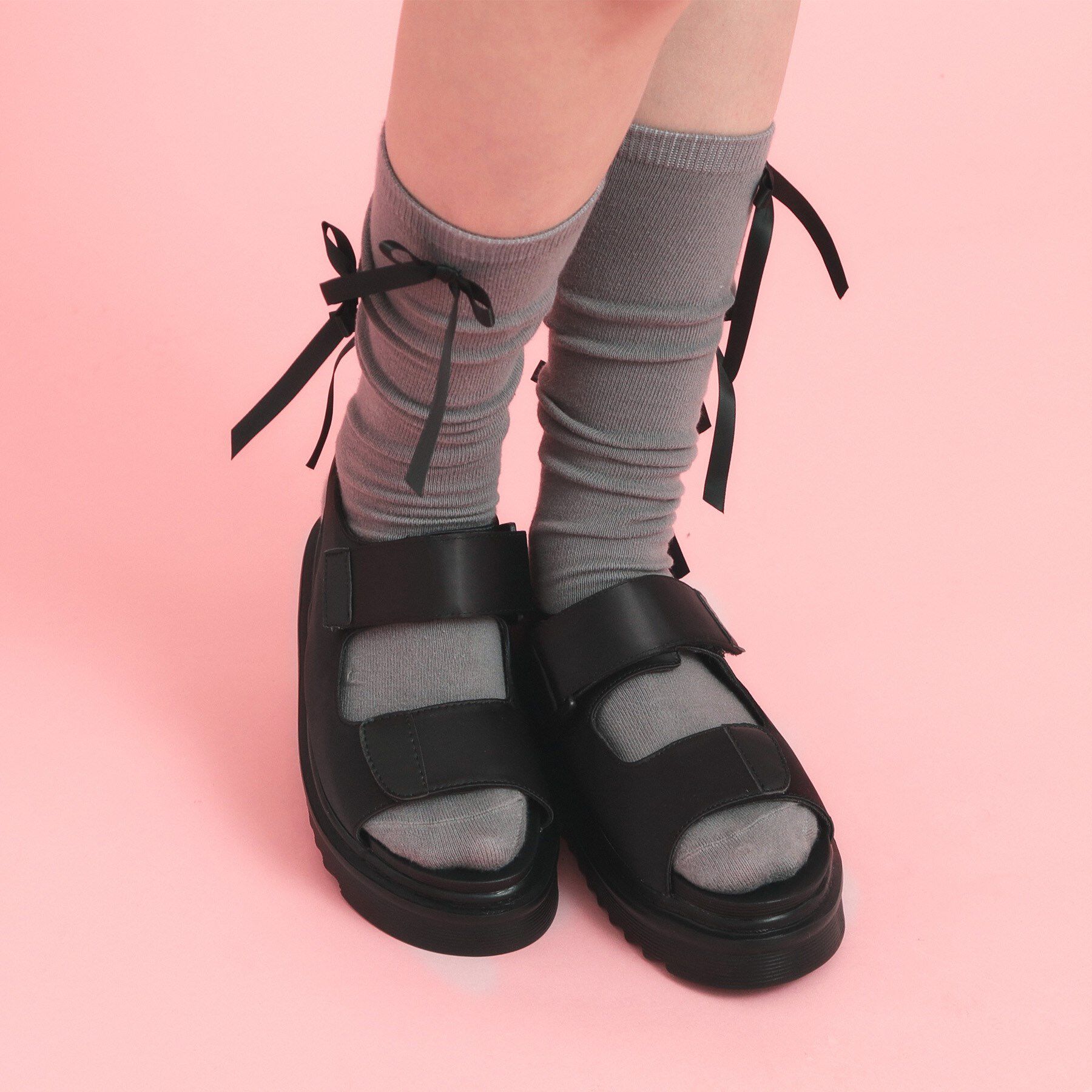 PINK-latte「太ベルトサンダル」|サンダル|