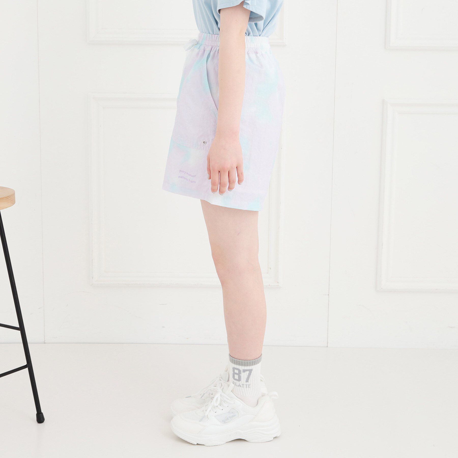 PINK-latte「【軽・らく】イージーショートパンツ」|キュロット|