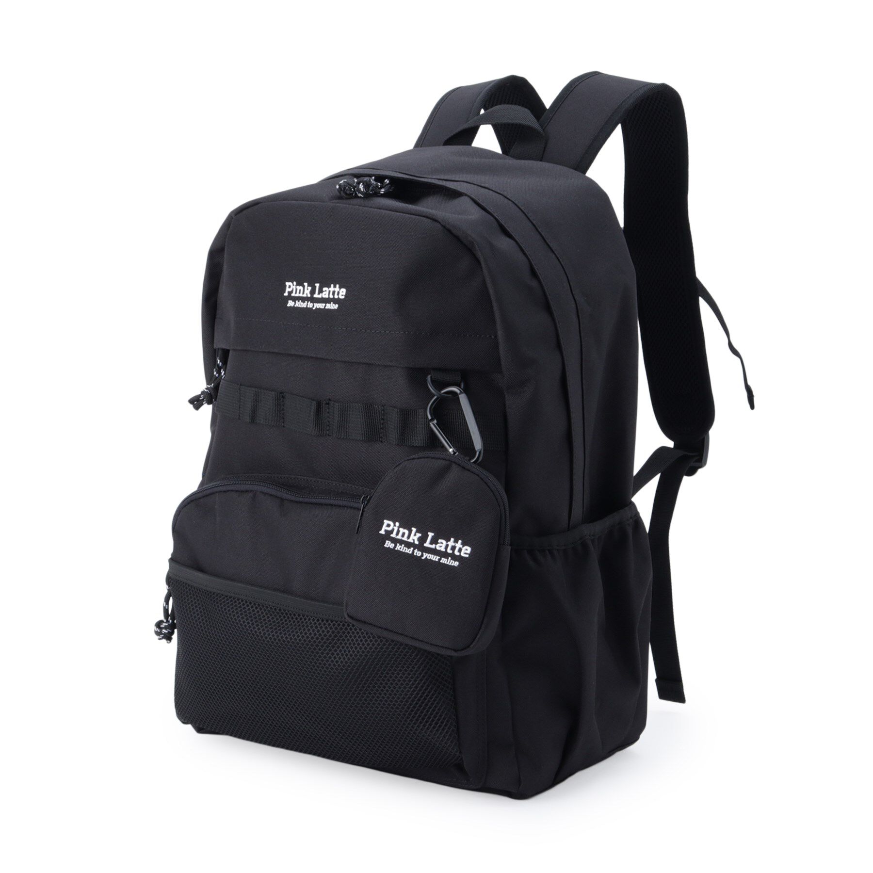 PINK-latte「【容量約30L】ポーチ付き多機能リュック」|リュック|