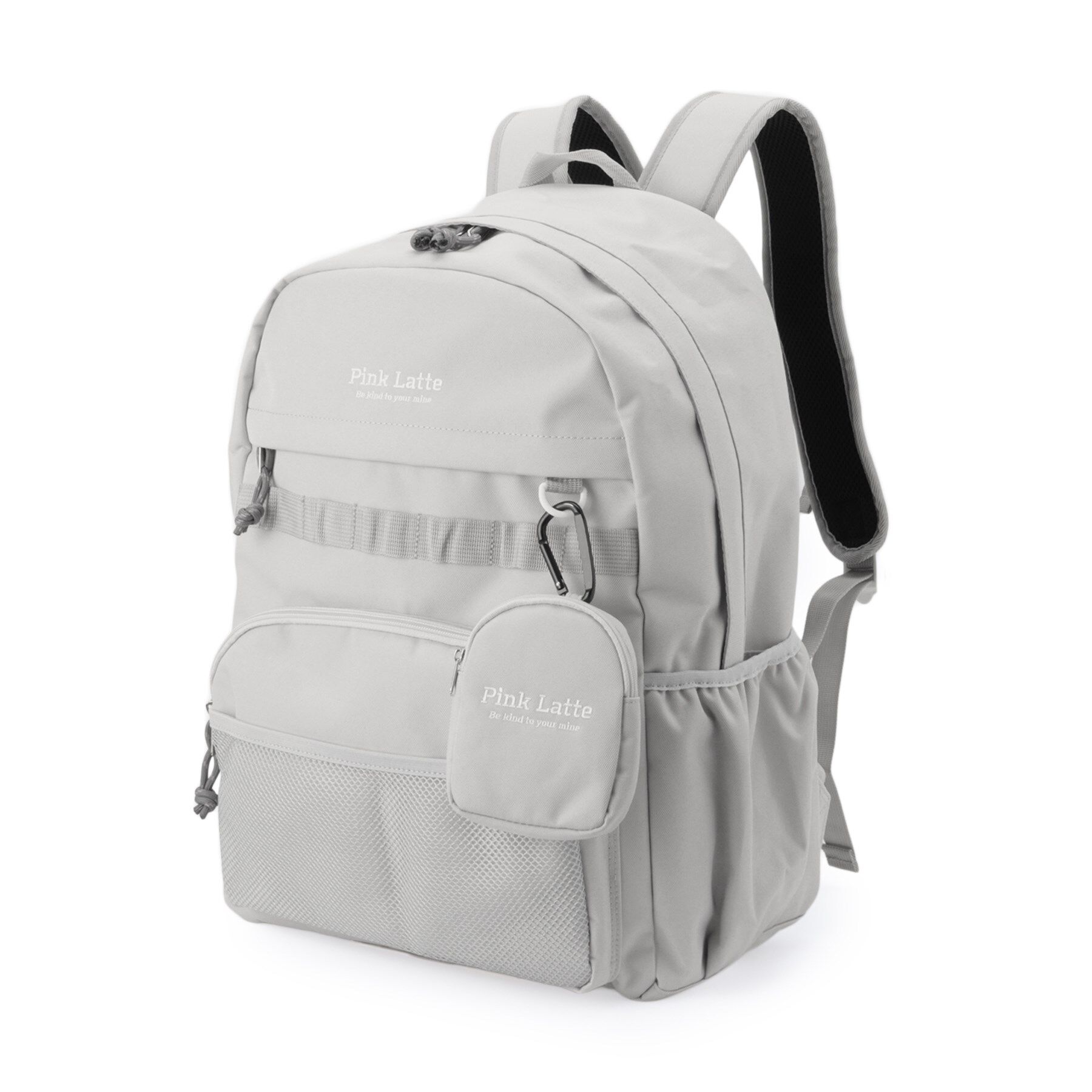 PINK-latte「【容量約30L】ポーチ付き多機能リュック」|リュック|