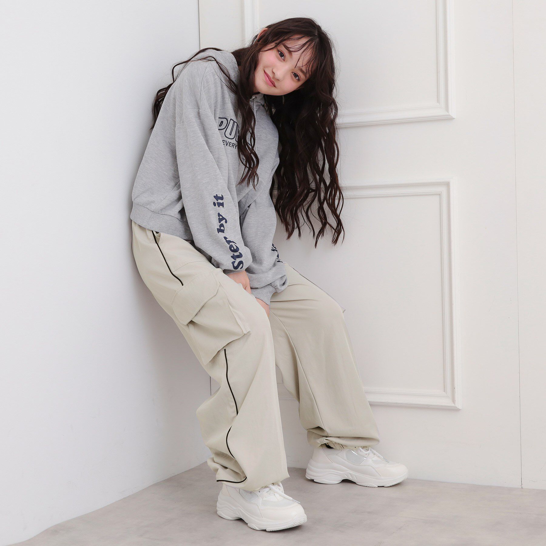 PINK-latte「ベーシックパイピングカーゴパンツ」|その他|