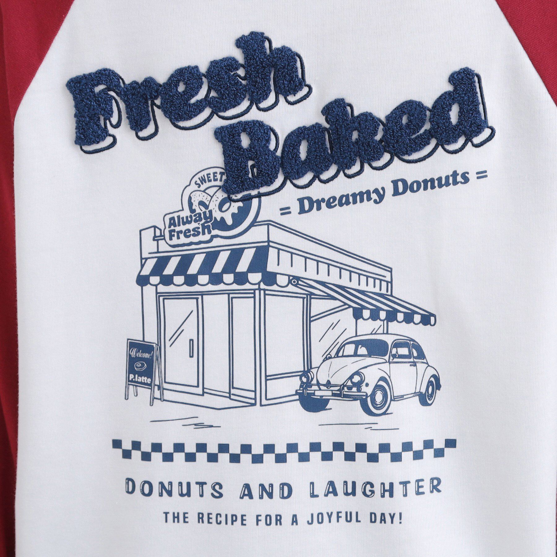 PINK-latte「ラグランサガラチュニックロンT」|Tシャツ・カットソー|