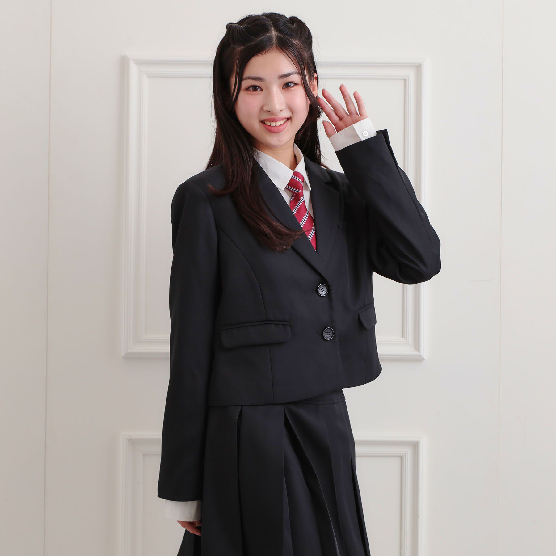 PINK-latte「【2026年入卒・セレモニー・卒服】短丈ジャケット」|その他|ブラック(019)