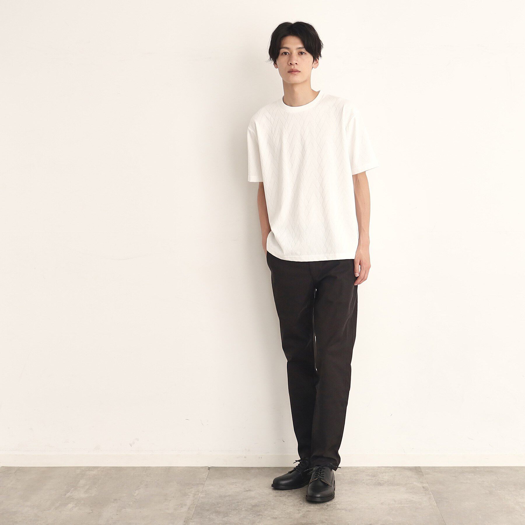 THE SHOP TK「ジオメトリックリンクス半袖Tシャツ」|Tシャツ・カットソー|