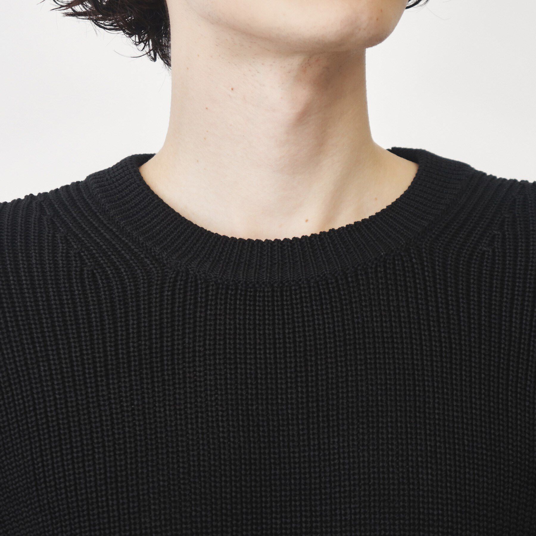 THE SHOP TK「畦編みニットプルオーバー リラックスシルエット」|ニット・セーター|