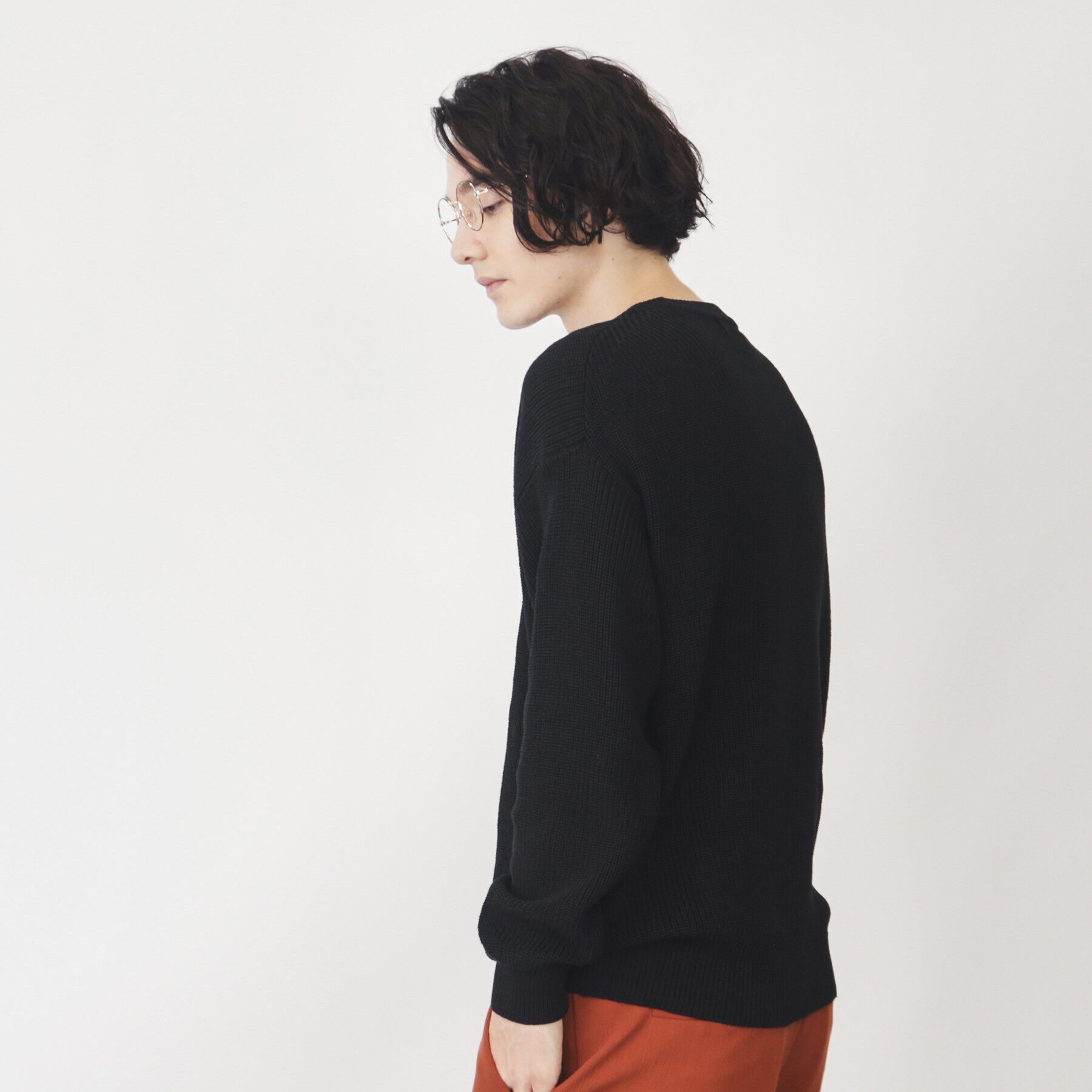 THE SHOP TK「畦編みニットプルオーバー リラックスシルエット」|ニット・セーター|