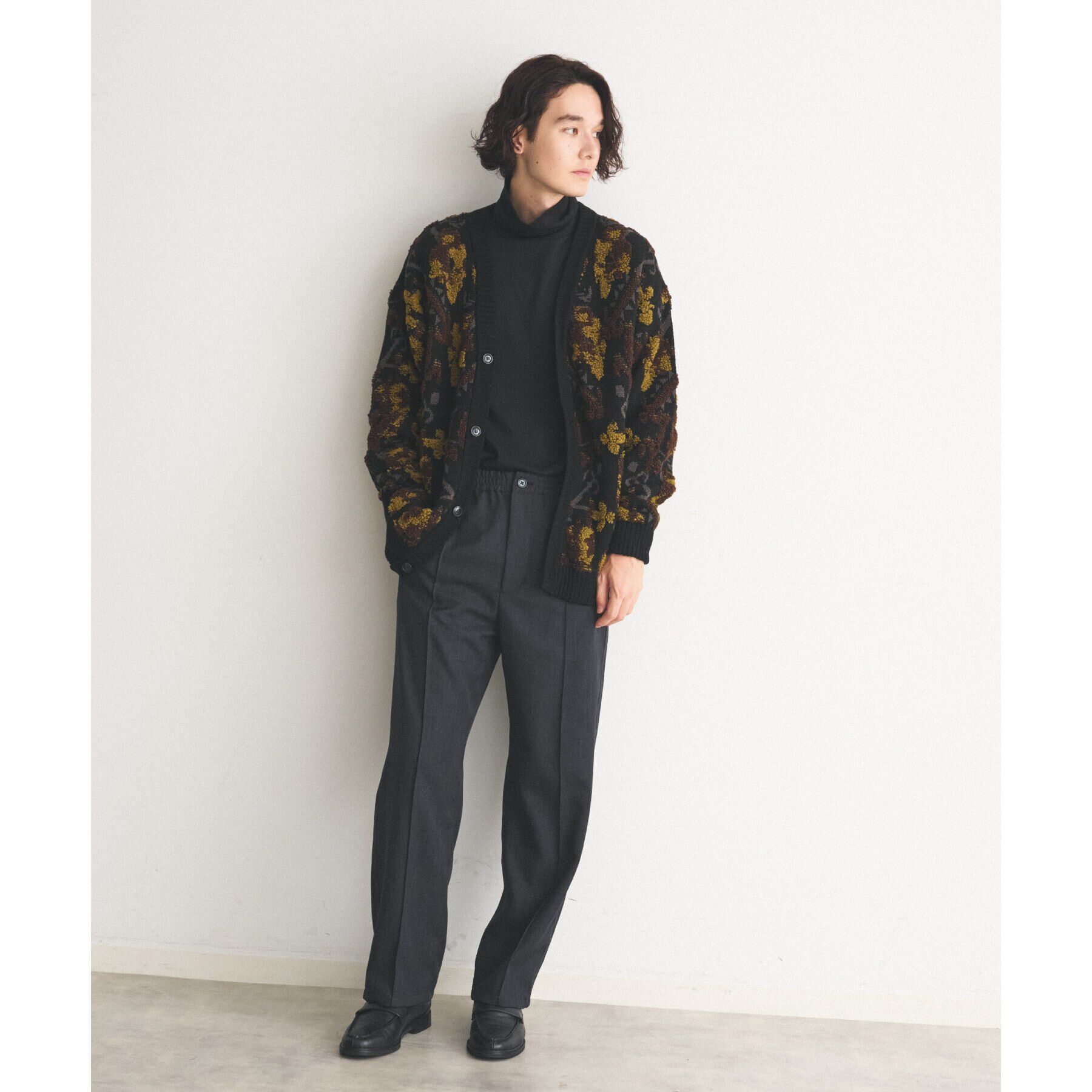 THE SHOP TK「サガラ刺繍ニットカーディガン」|カーディガン|