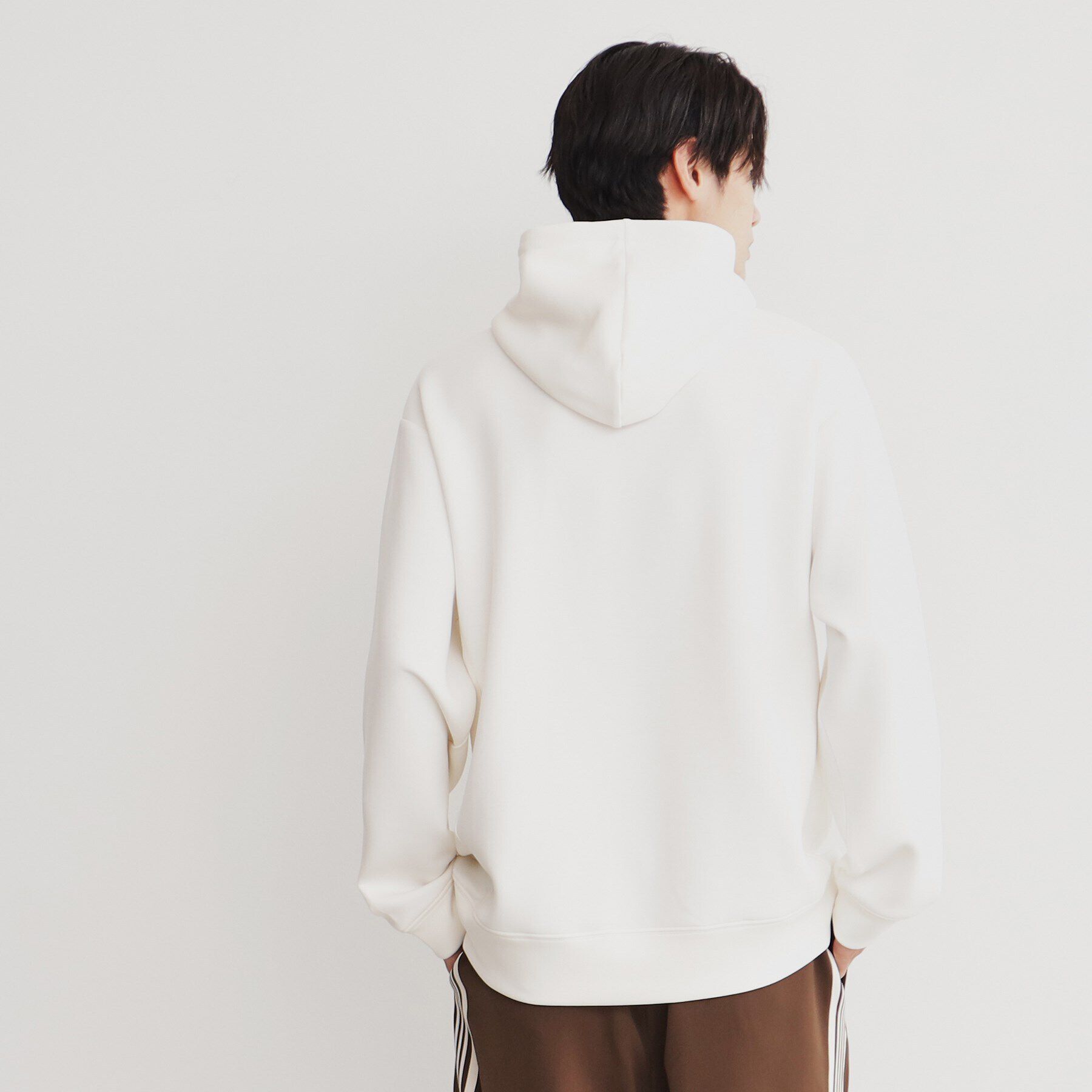 THE SHOP TK「プリントダンボールパーカー ビッグシルエット／ユニセックス」|パーカー|