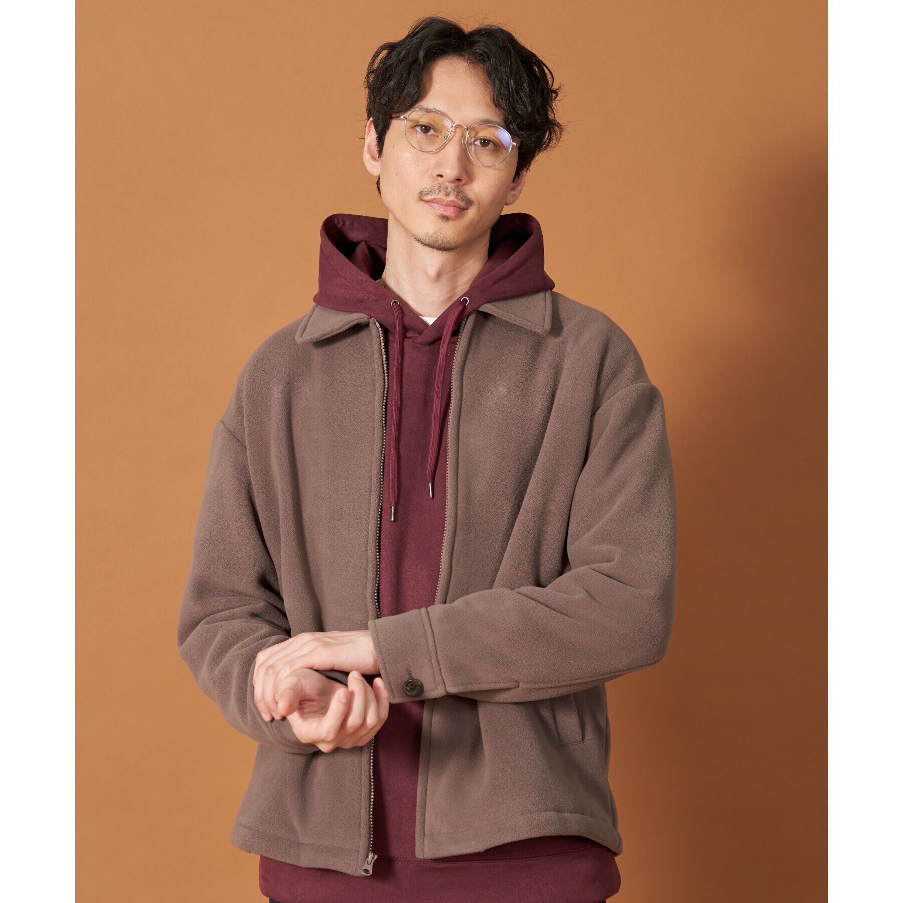 THE SHOP TK「マイクロフリースジャケット 光吸収発熱機能／洗える」|ブルゾン・スタジャン|