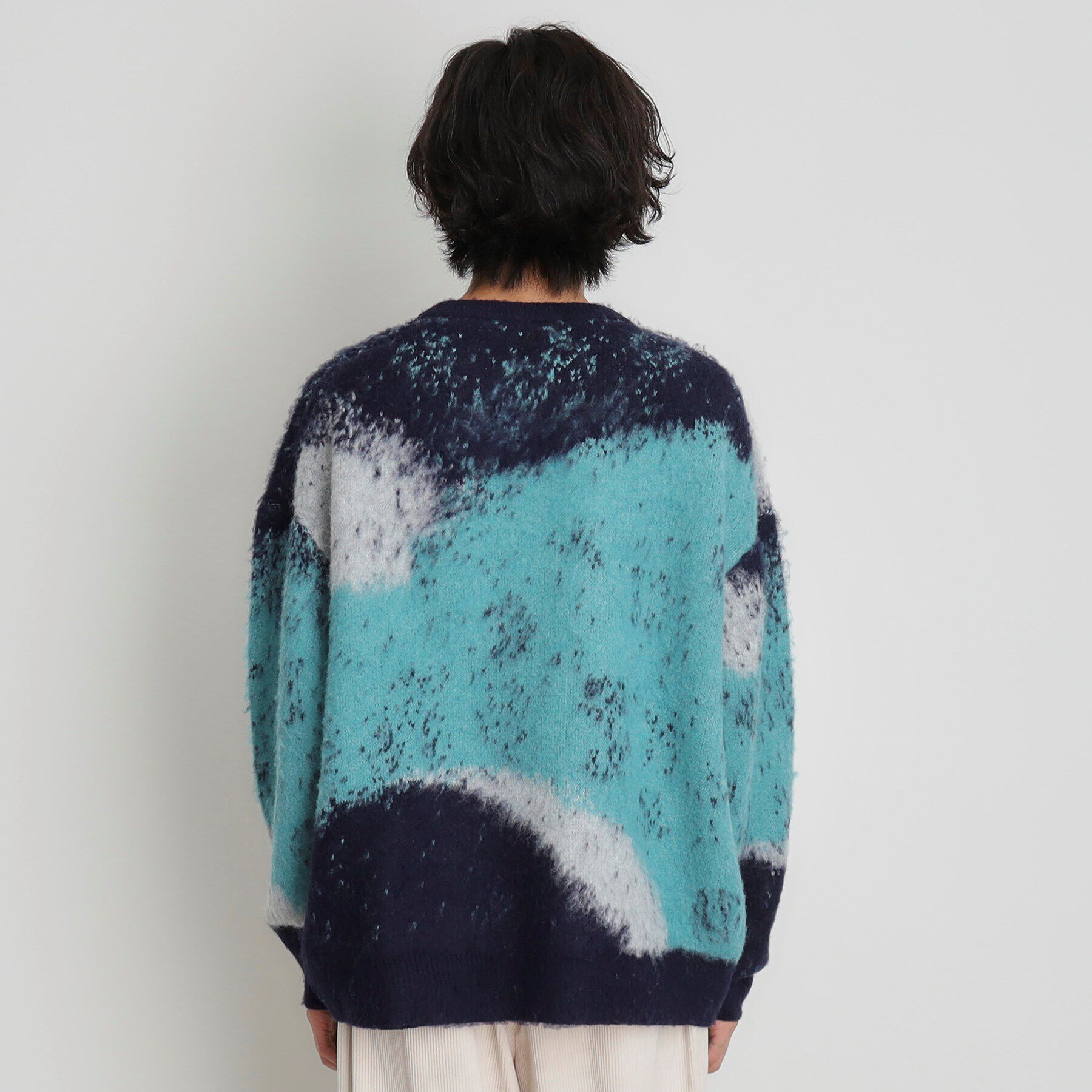 THE SHOP TK「グラデーションシャギーニット ビッグシルエット」|ニット・セーター|