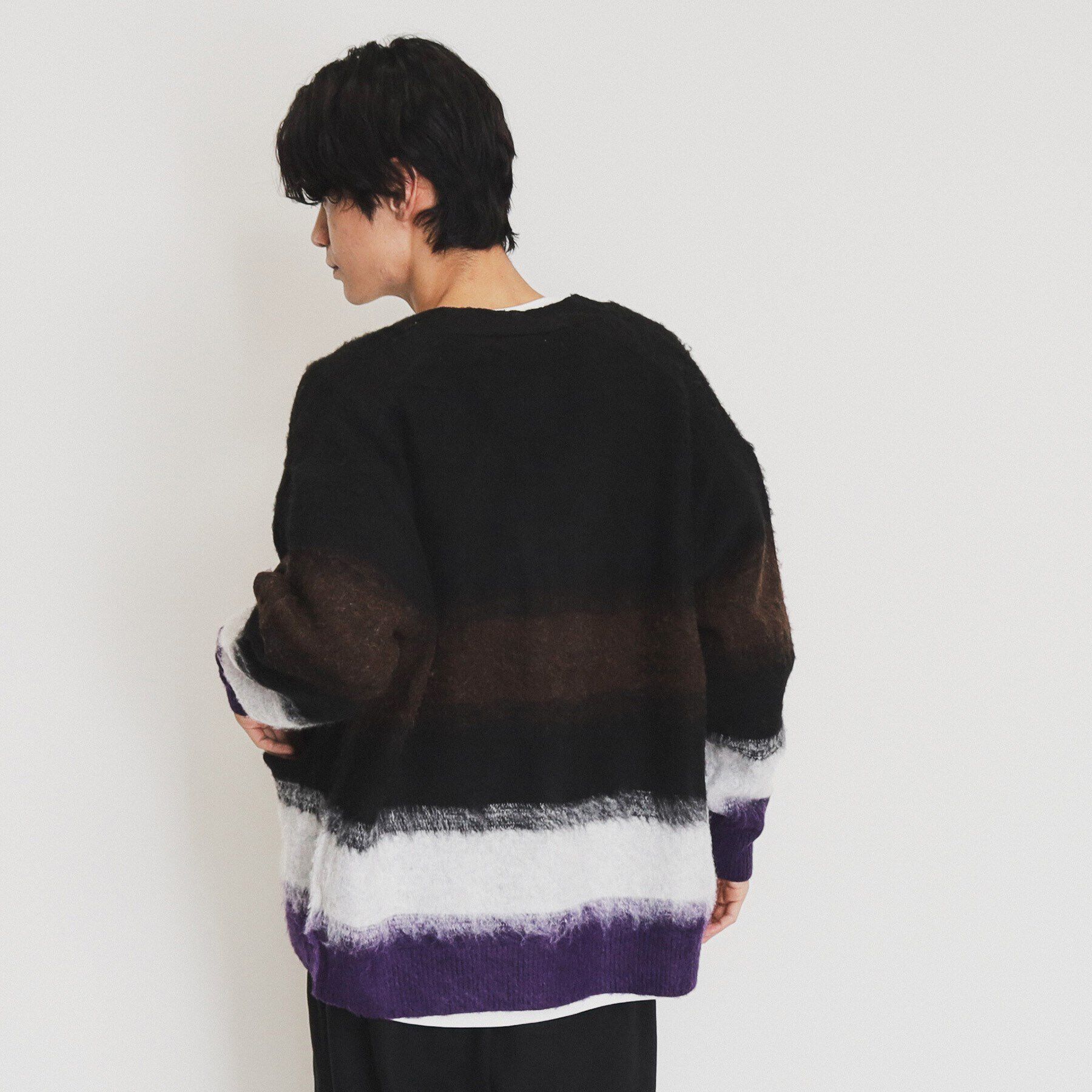 THE SHOP TK「シャギーニットカーディガン ビッグシルエット」|カーディガン|