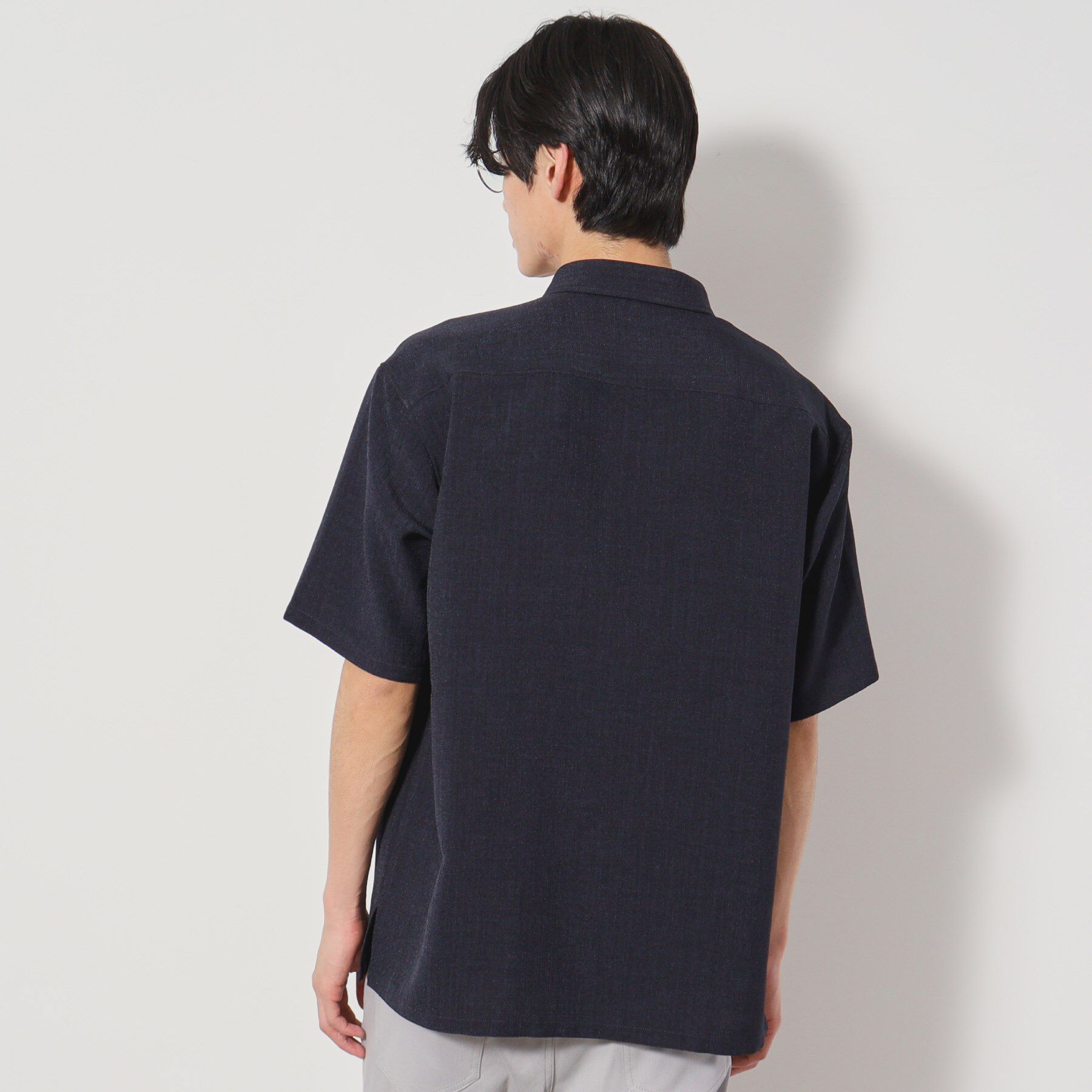 THE SHOP TK「リネンライク半袖シャツ セットアップ可」|シャツ・ブラウス|