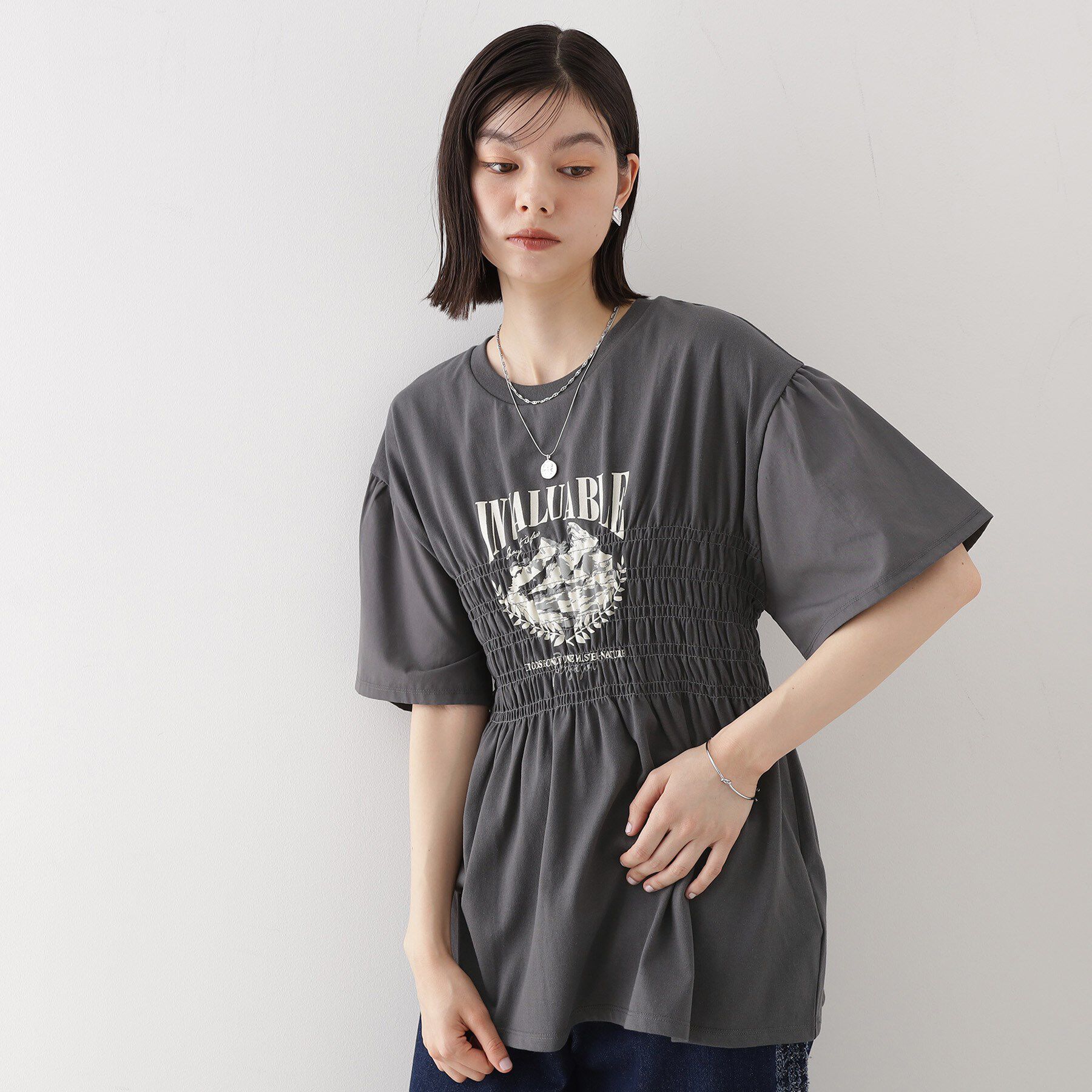 THE SHOP TK「ロゴシャーリングプルオーバー【親子リンク/洗濯機OK】」|Tシャツ・カットソー|スミクロ(018)