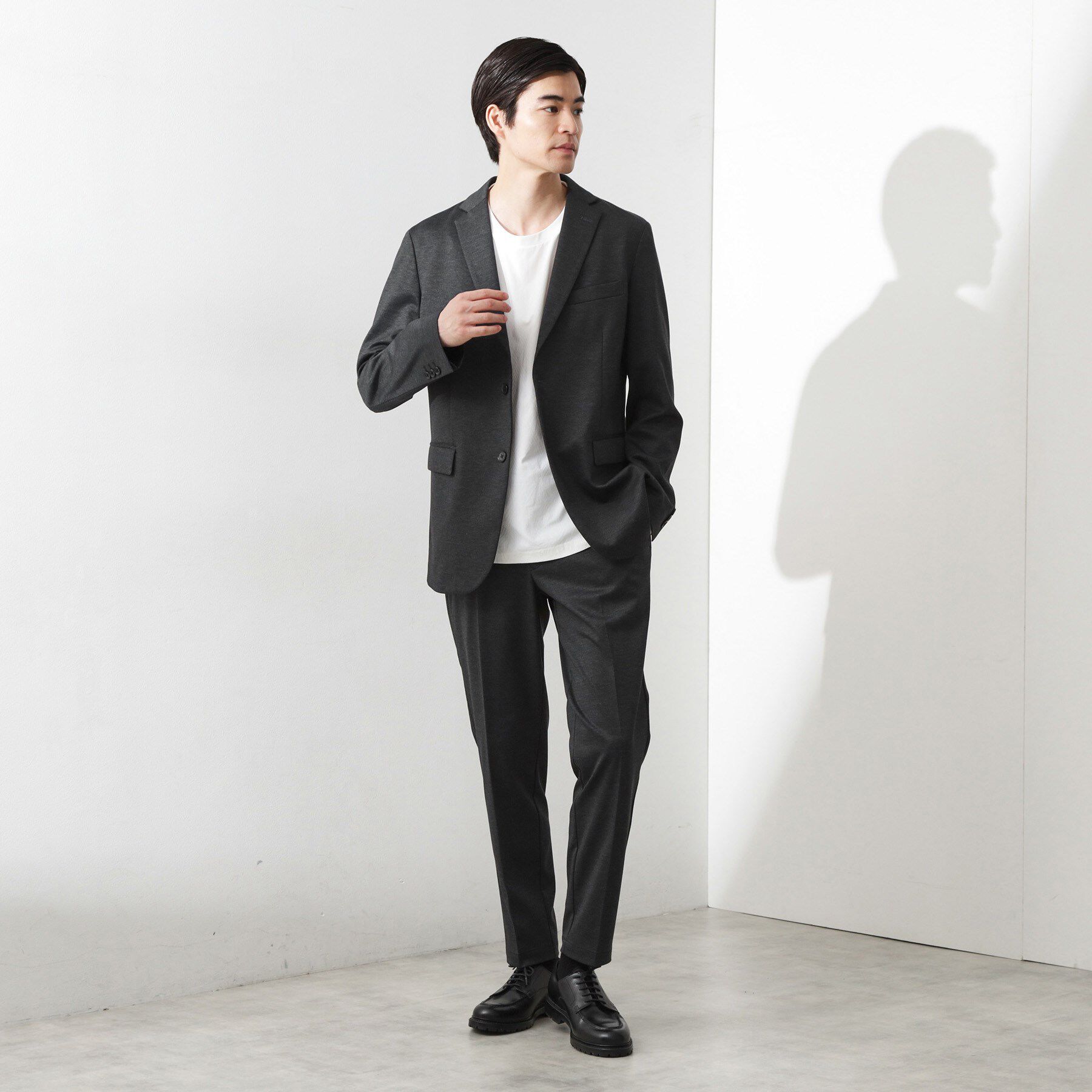 THE SHOP TK「ライトTRジャージスラックス【洗濯機OK/毛玉ができにくい/ストレッチ/セットアップ可】」|その他|