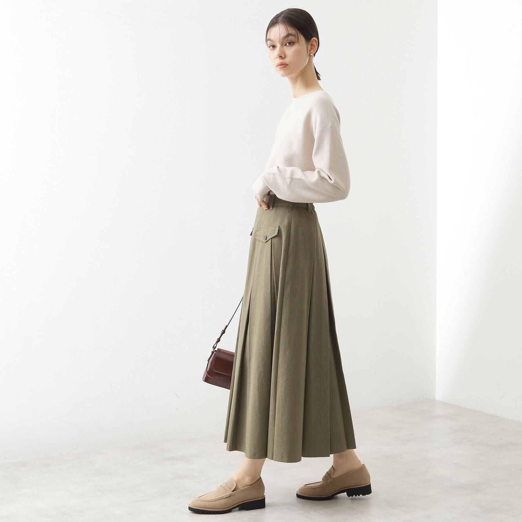 THE SHOP TK「【S-XLサイズ/選べる7色】どこから見ても美しい ガーターニット/毛玉になりにくい/洗濯機OK」|ニット・セーター|