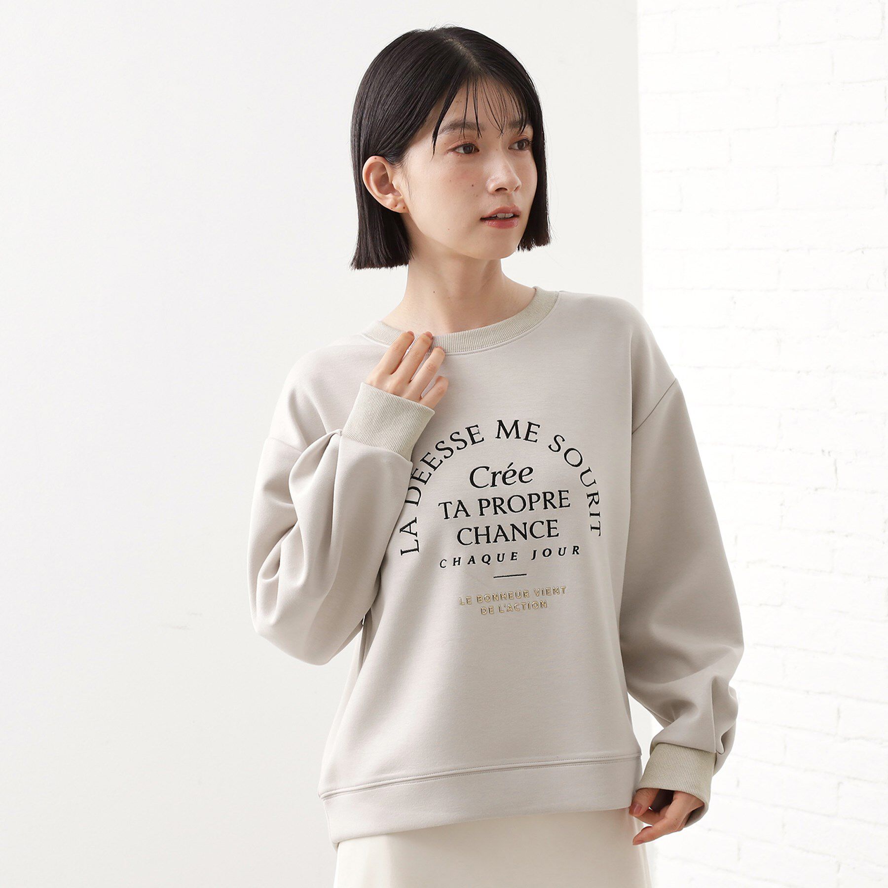 THE SHOP TK「ロゴアソートプルオーバー【洗濯機OK】」|Tシャツ・カットソー|