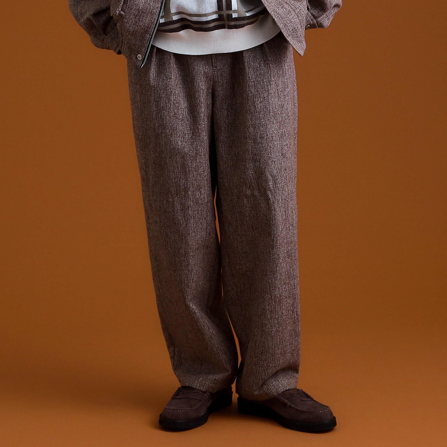 THE SHOP TK「ツイードワイドパンツ 【洗濯機OK／セットアップ可】」|その他|