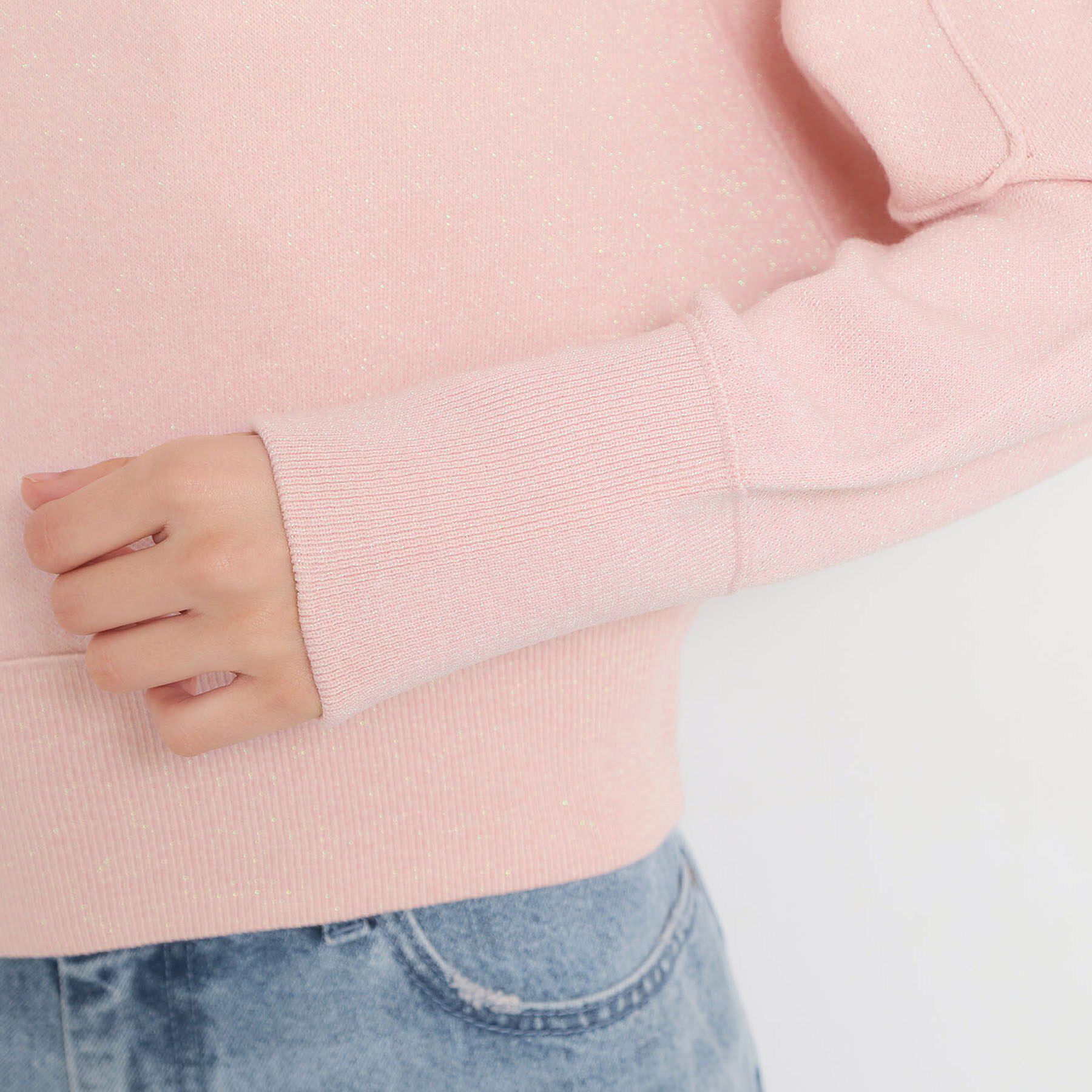 THE SHOP TK「【着丈が選べる】スウェットライクラメジャカードニット」|ニット・セーター|