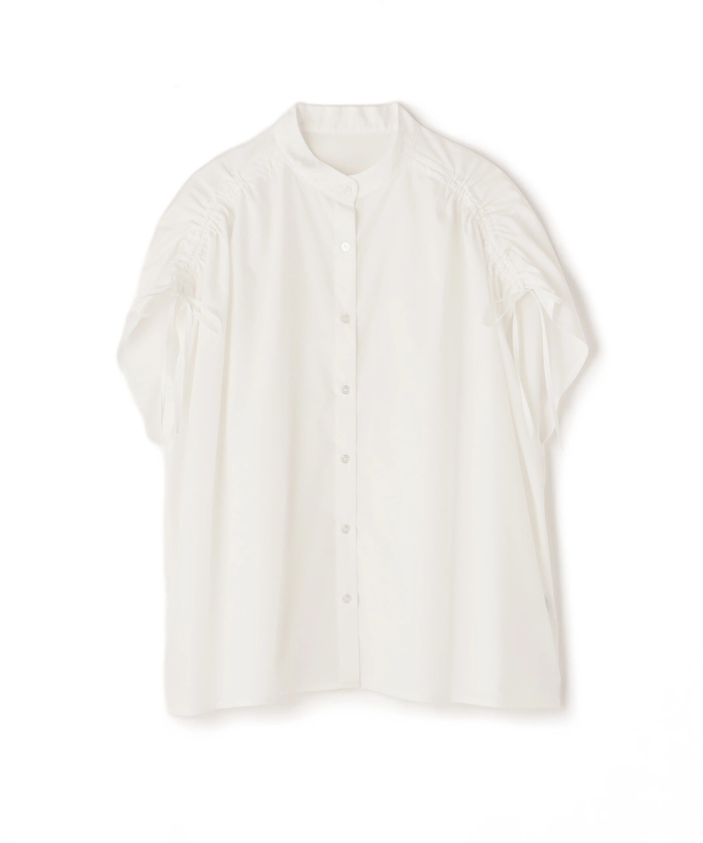  「バンドカラードロストシャツ」|シャツ・ブラウス|