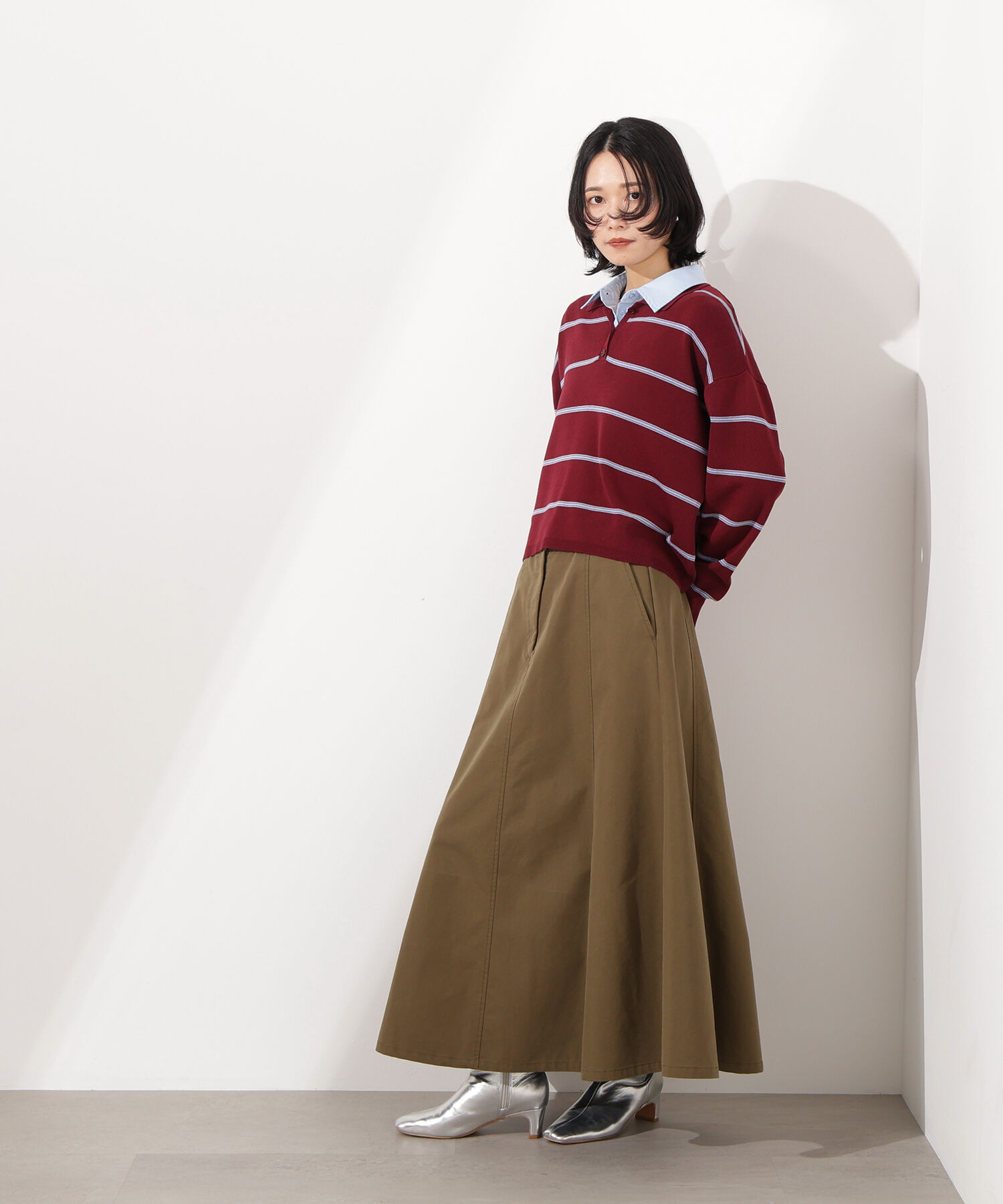  「フレアチノスカート」|スカート|