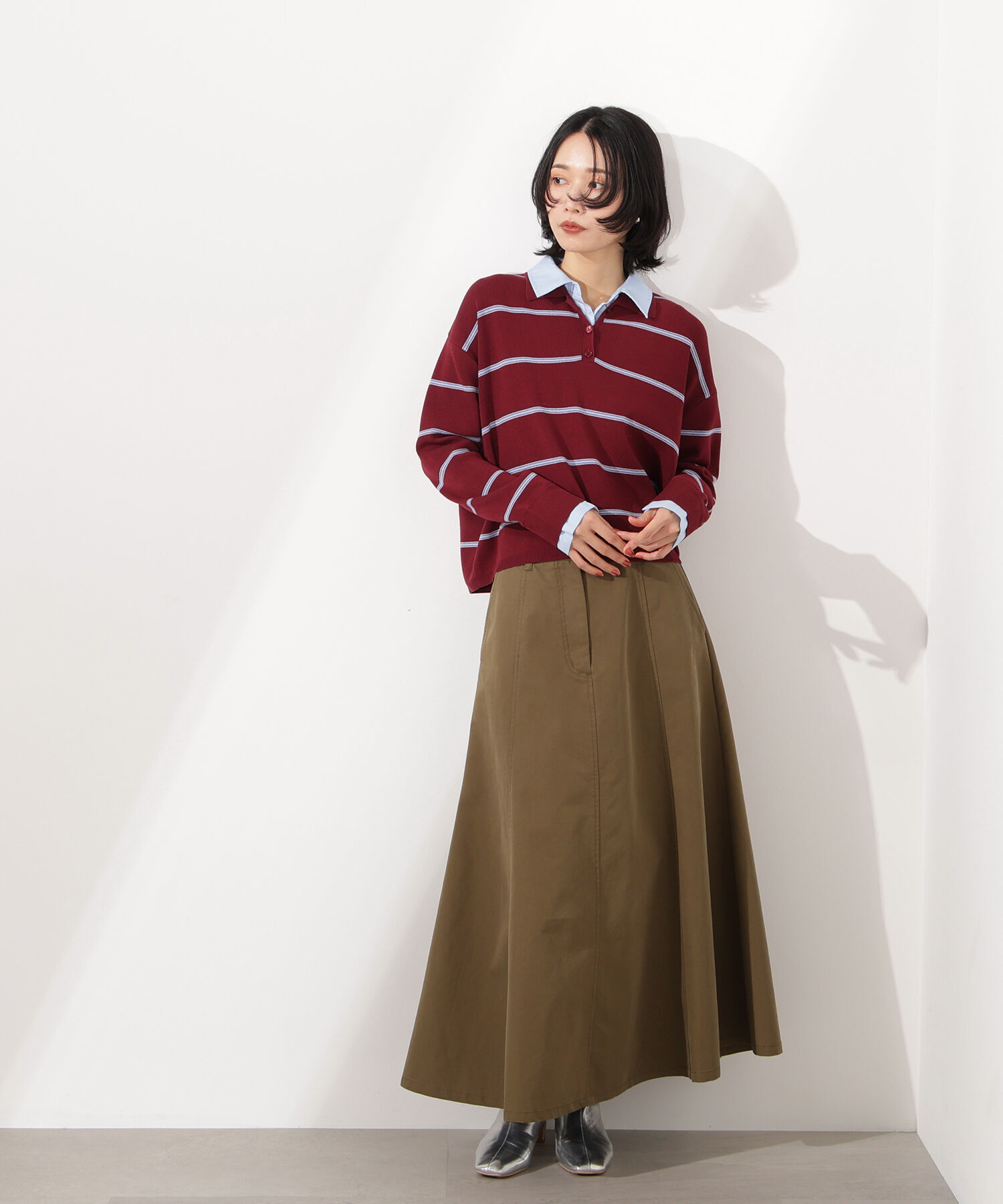  「フレアチノスカート」|スカート|