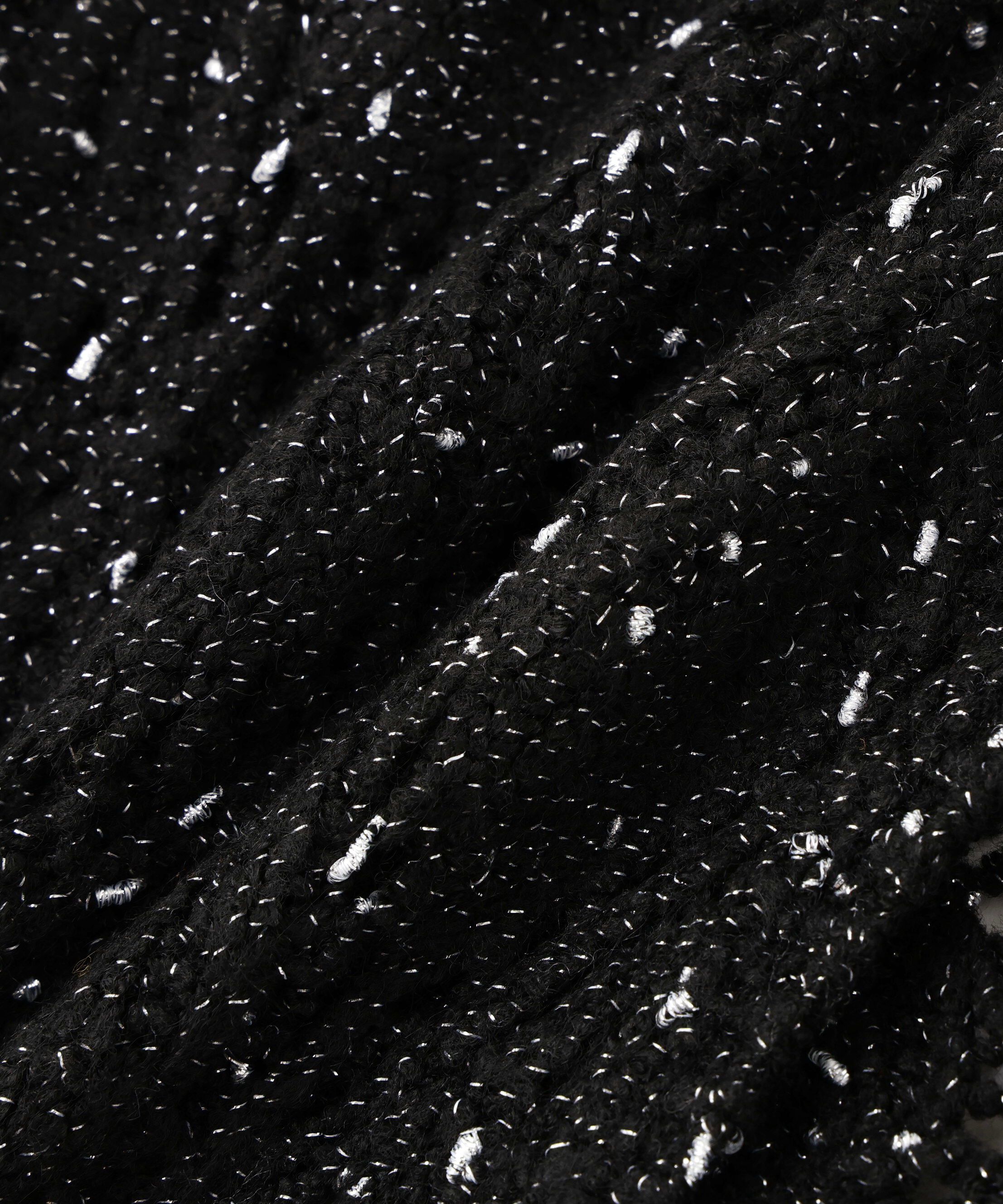  「ラメネップ透かし編みジレ」|ニット・セーター|