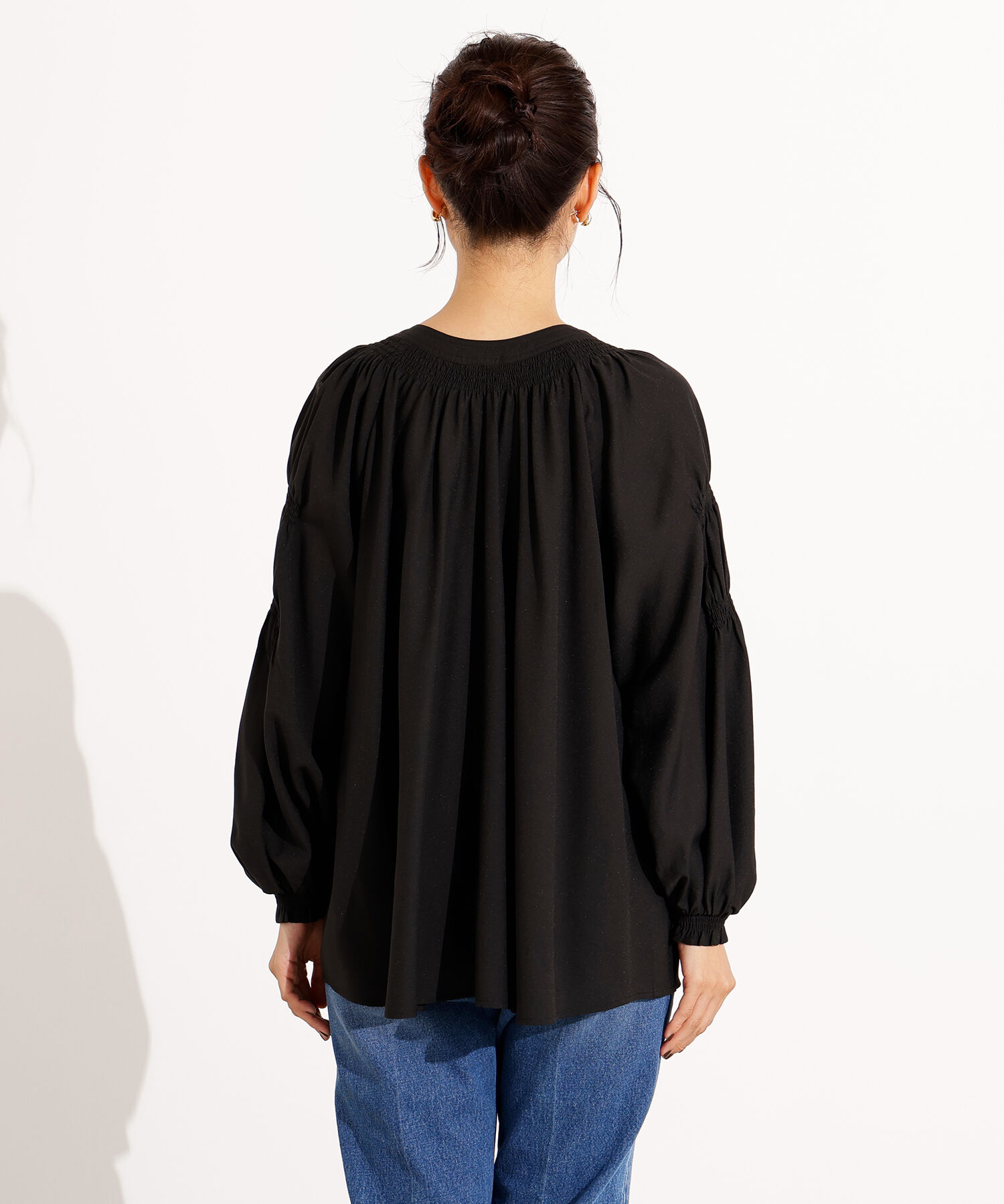  「2wayダブルリボンチュニックブラウス」|シャツ・ブラウス|