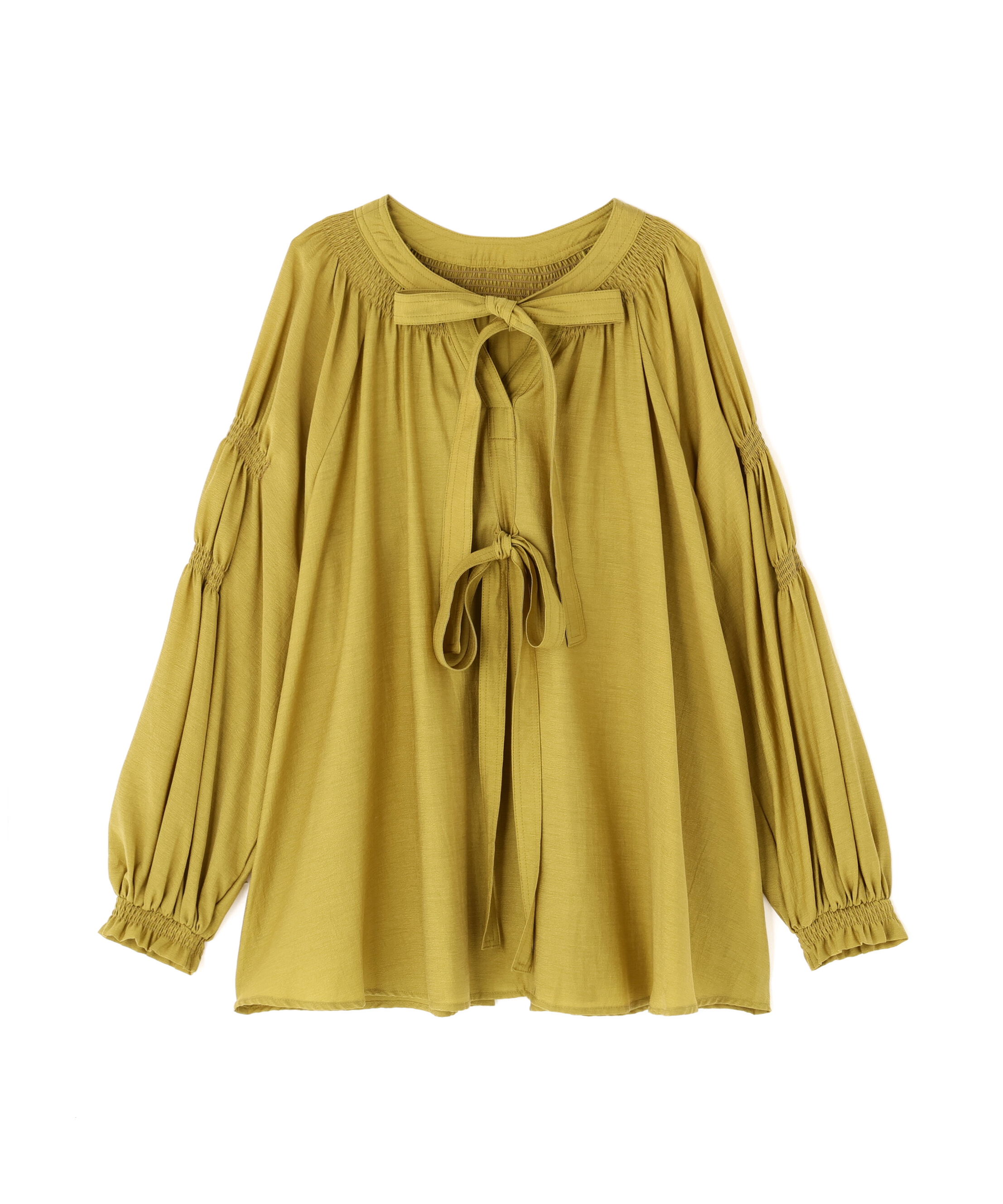  「2wayダブルリボンチュニックブラウス」|シャツ・ブラウス|