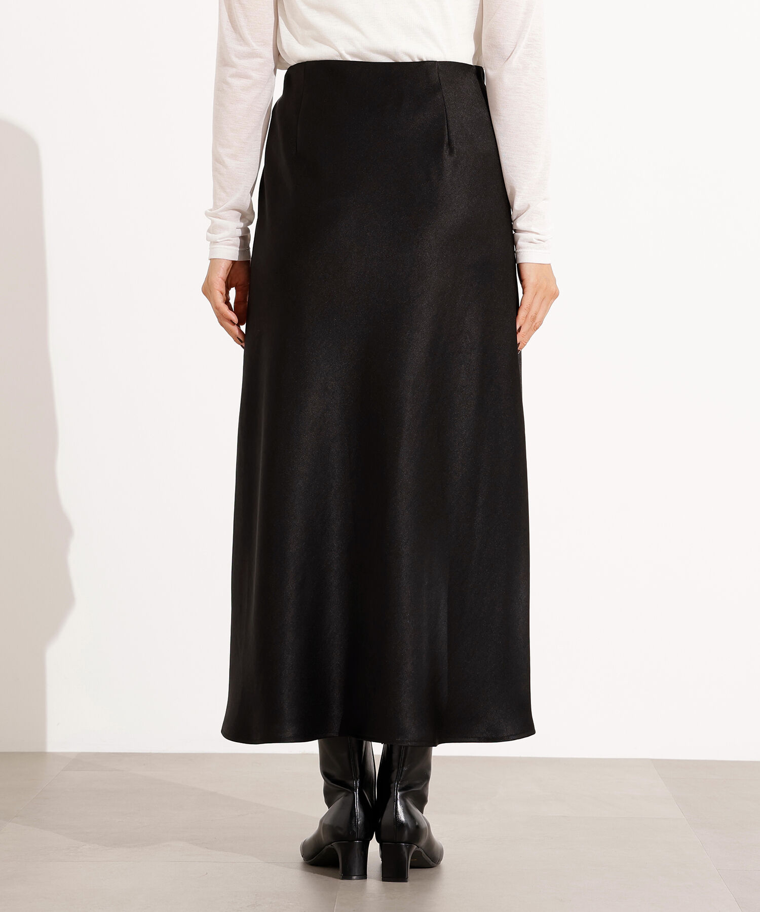  「サテンナロースカート」|スカート|