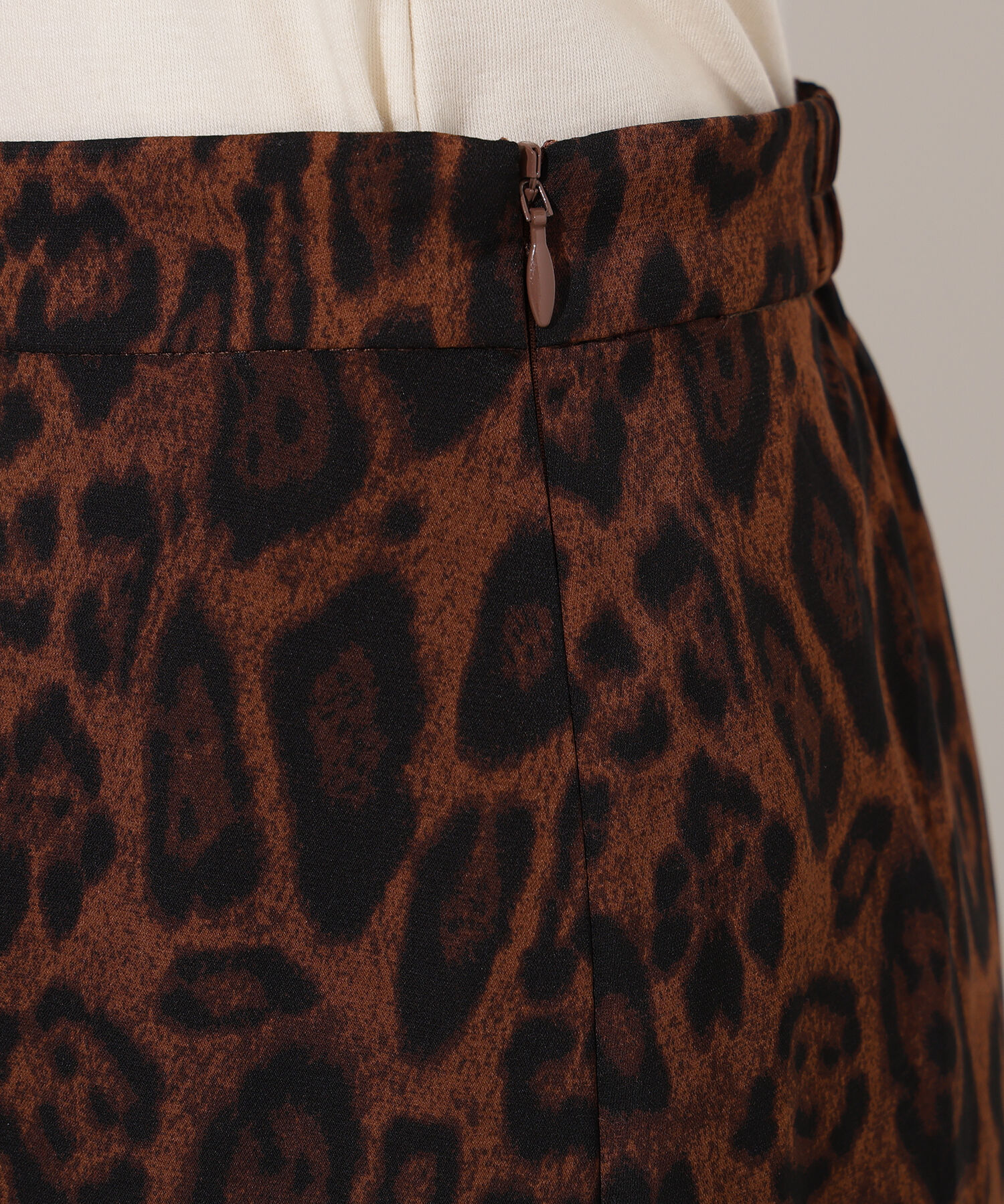  「レオパードナロースカート」|スカート|