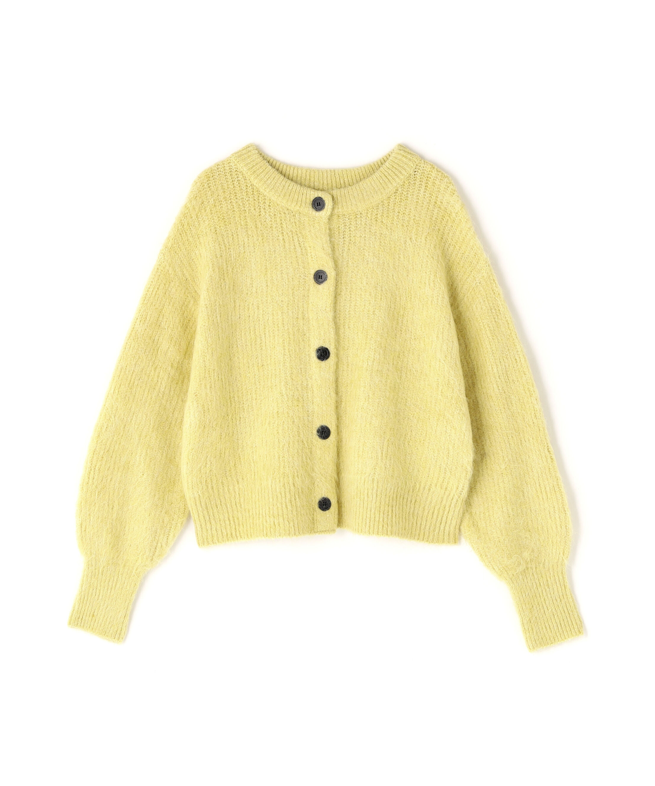  「クルーネックフェザーカーディガン」|ニット・セーター|