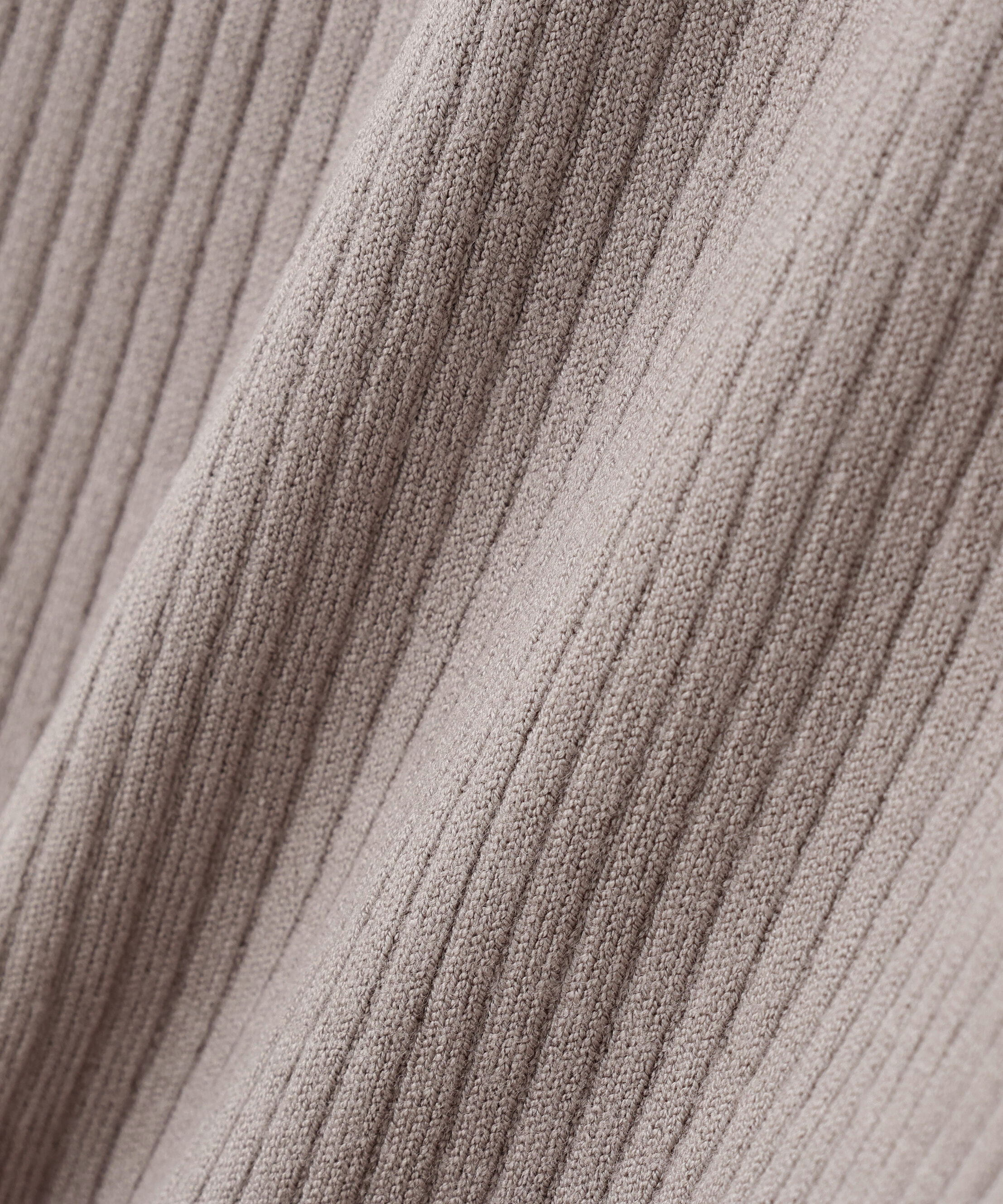  「ダブルカラーVネックリブニット」|ニット・セーター|