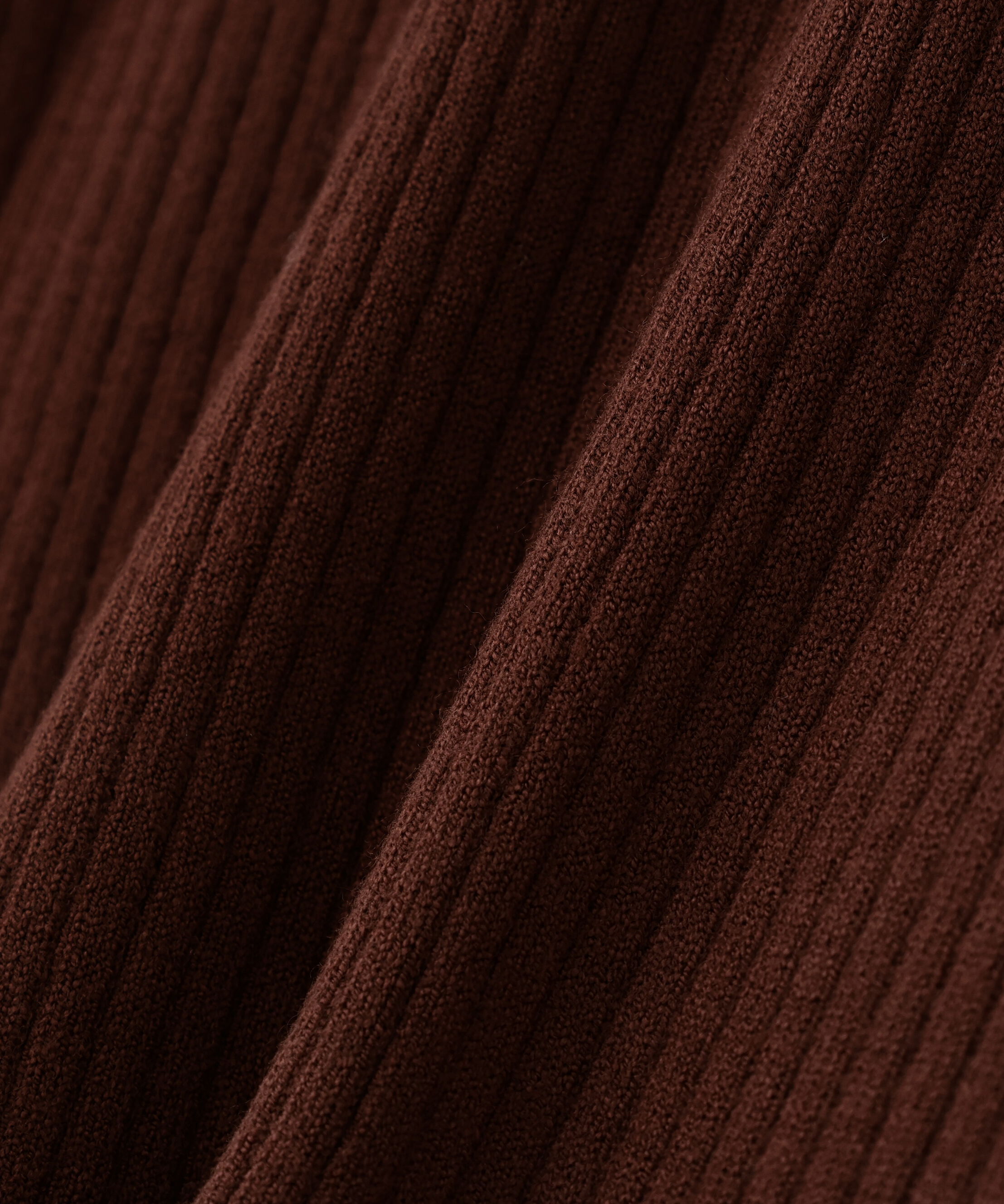  「ダブルカラーVネックリブニット」|ニット・セーター|