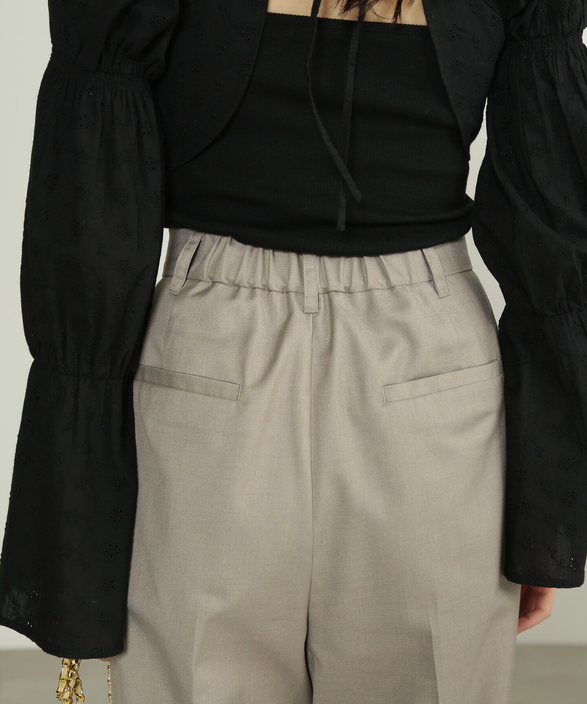  「[低身長サイズ/Sシリーズ]ストレートワイドタックパンツ」|その他|