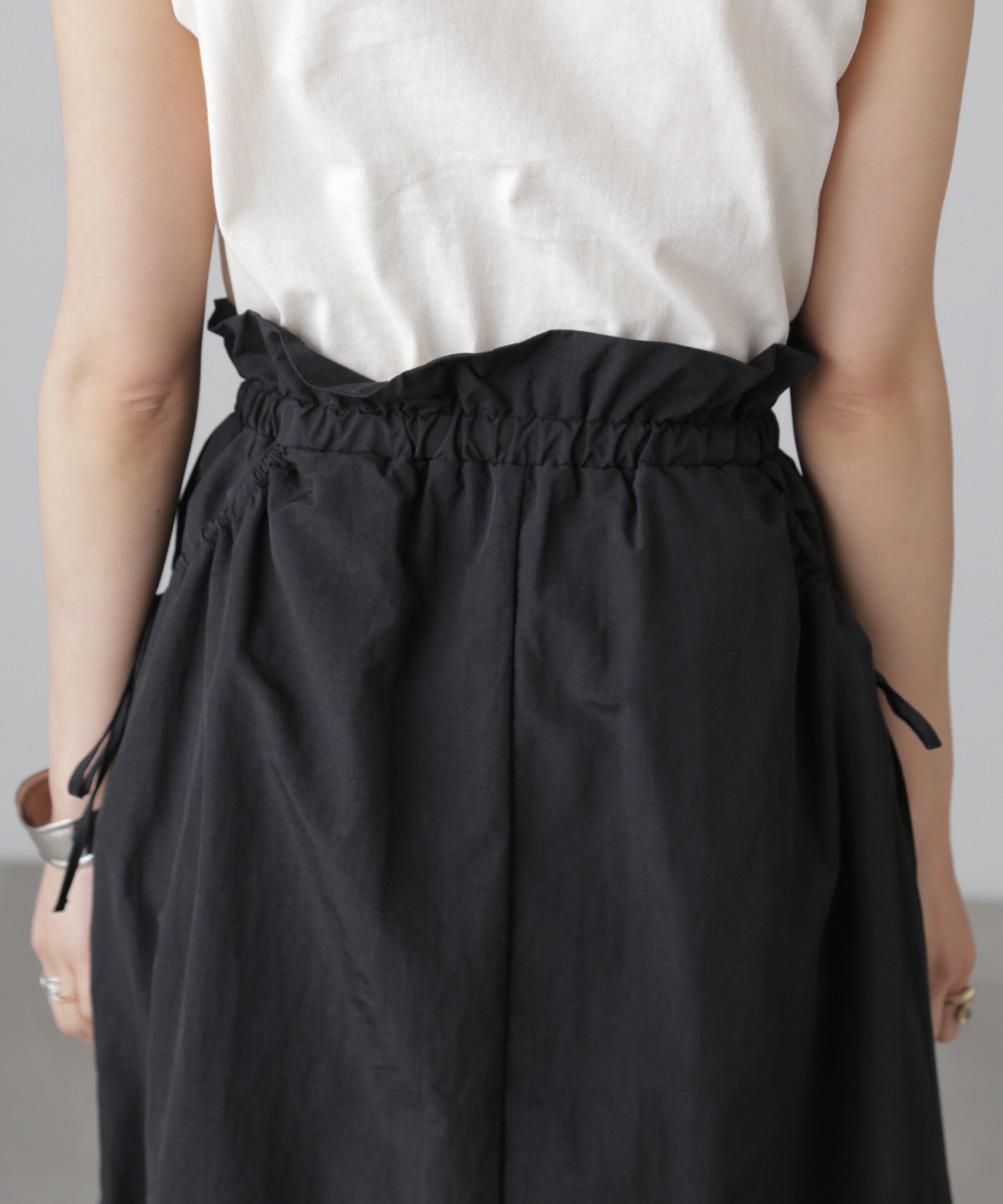  「カットドッキングウエストドロストワンピース」|ワンピース|