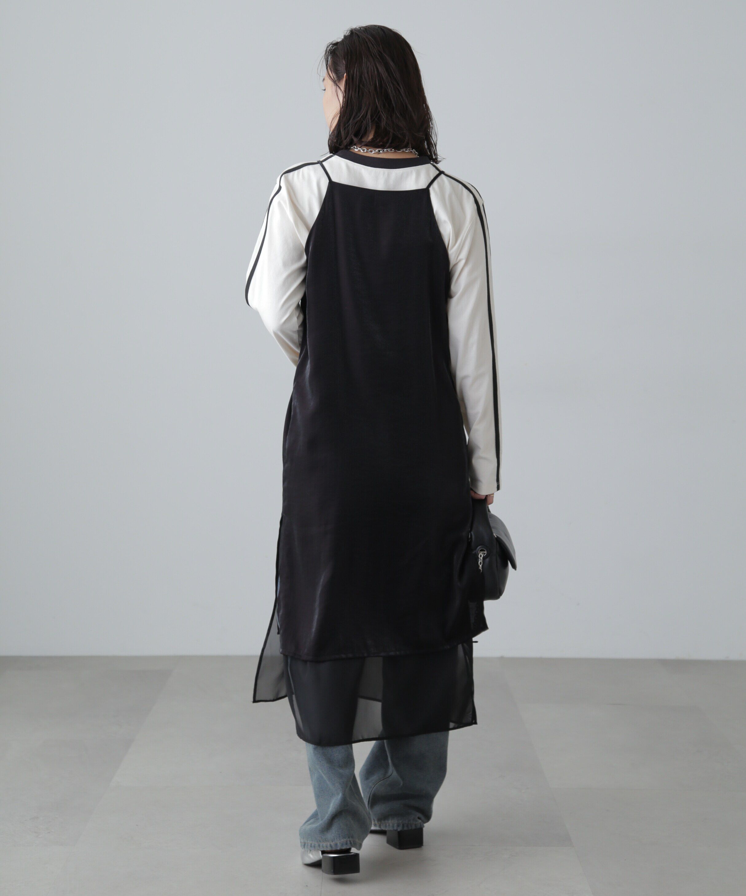  「レイヤードナローキャミワンピース」|ワンピース|